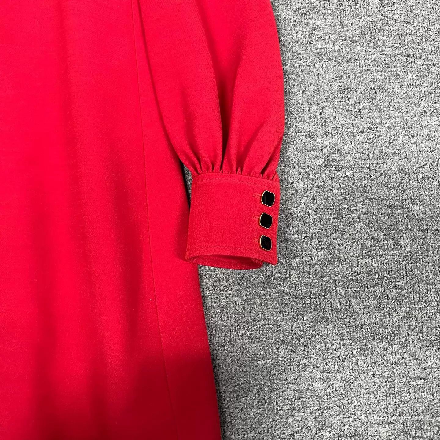 Louis Vuitton LV Red Wool Dress Yu Shuxin Style Size 34 New With Tags Size XS / US 0-2 / IT 36-38 - 5 Thumbnail