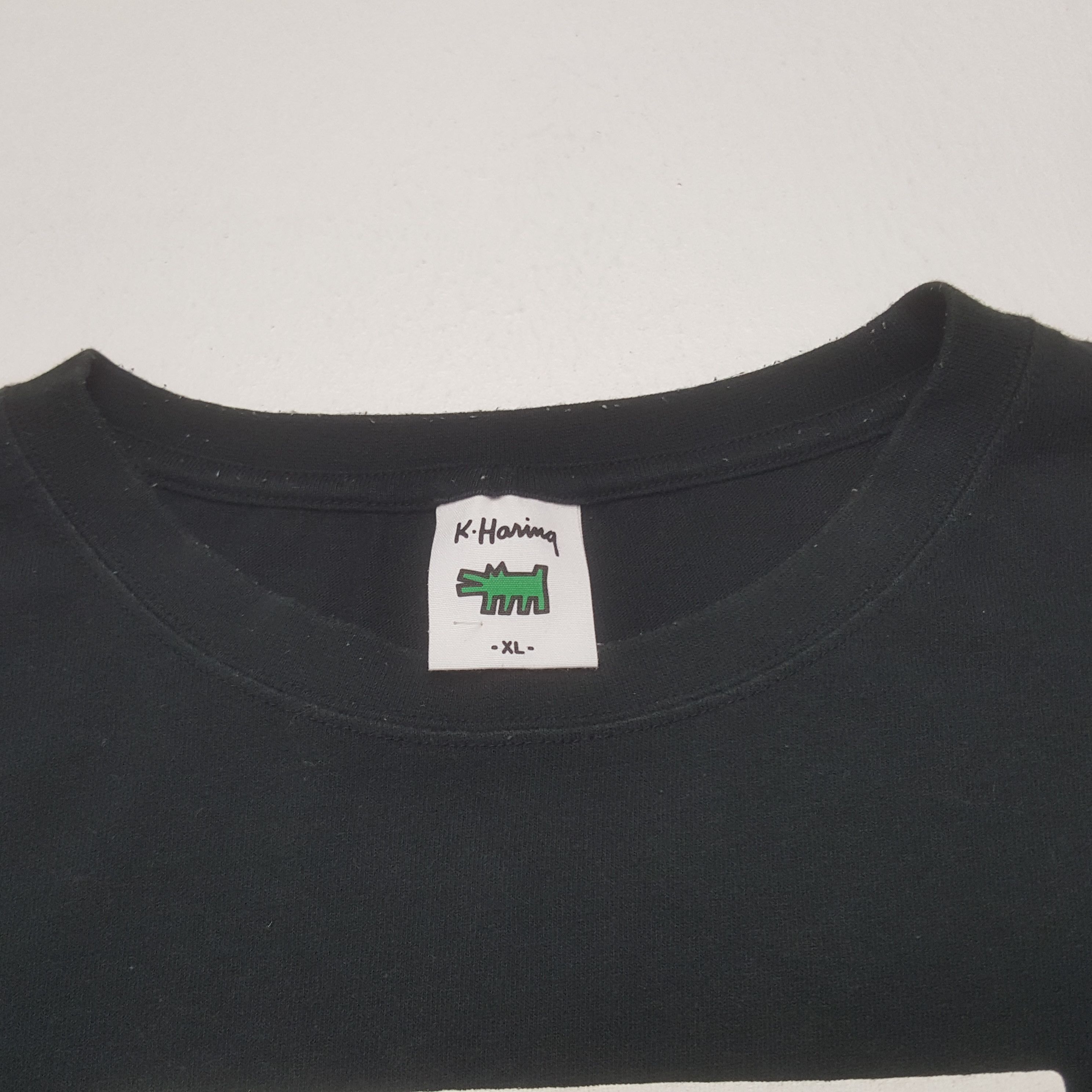 Keith Haring Vintage Sos Keith Haring Artist Tshirt C312N1 Size US XL / EU 56 / 4 - 5 Thumbnail