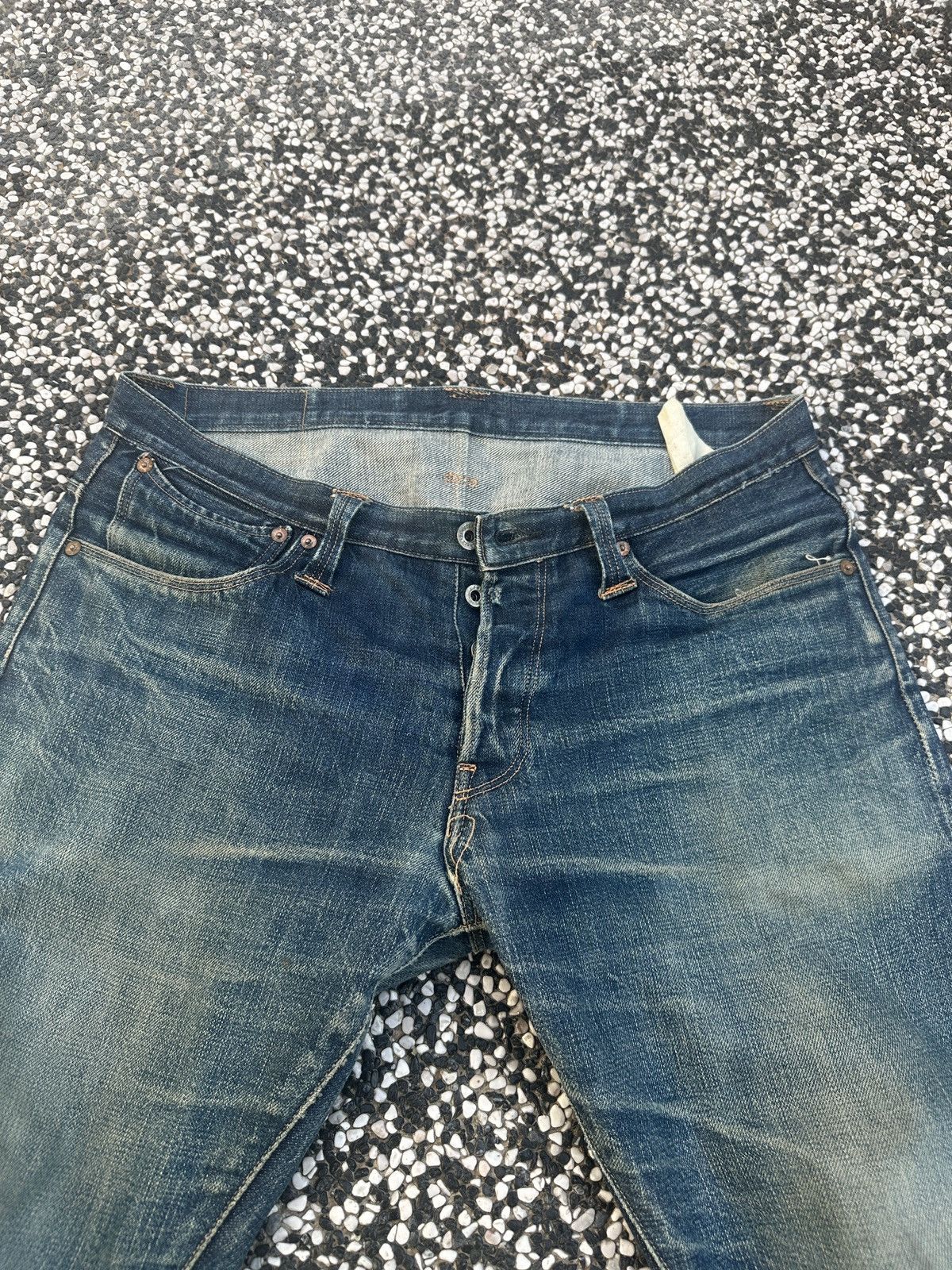 Stevenson Overall Co. Vintage Stevenson Overall Co. Selvedge Denim faded jeans Size US 34 / EU 50 - 4 Thumbnail