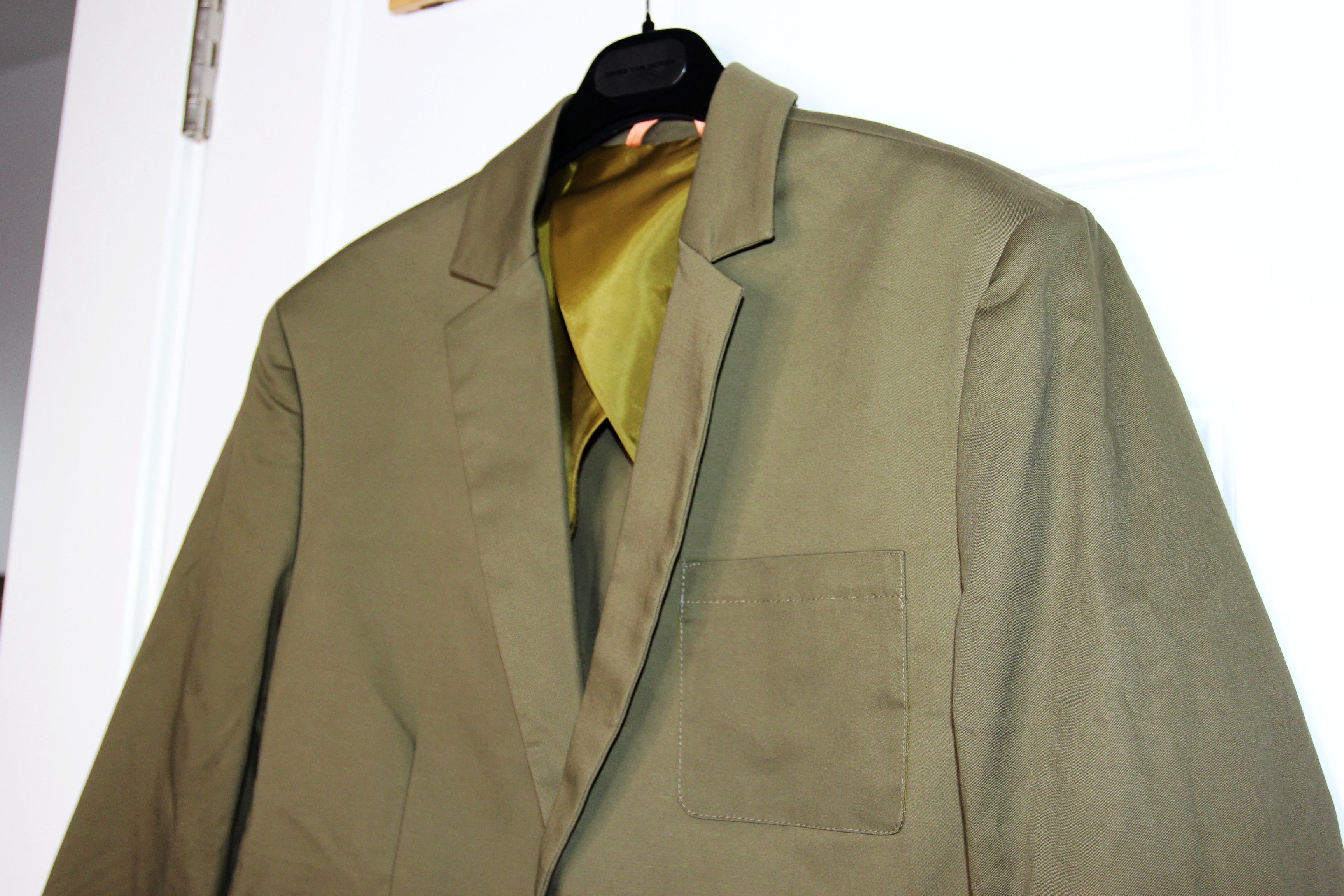 Imperial BNWT SS23 IMPERIAL ASYMMETRIC BELT OLIVE JACKET XL Size US XL / EU 56 / 4 - 4 Thumbnail