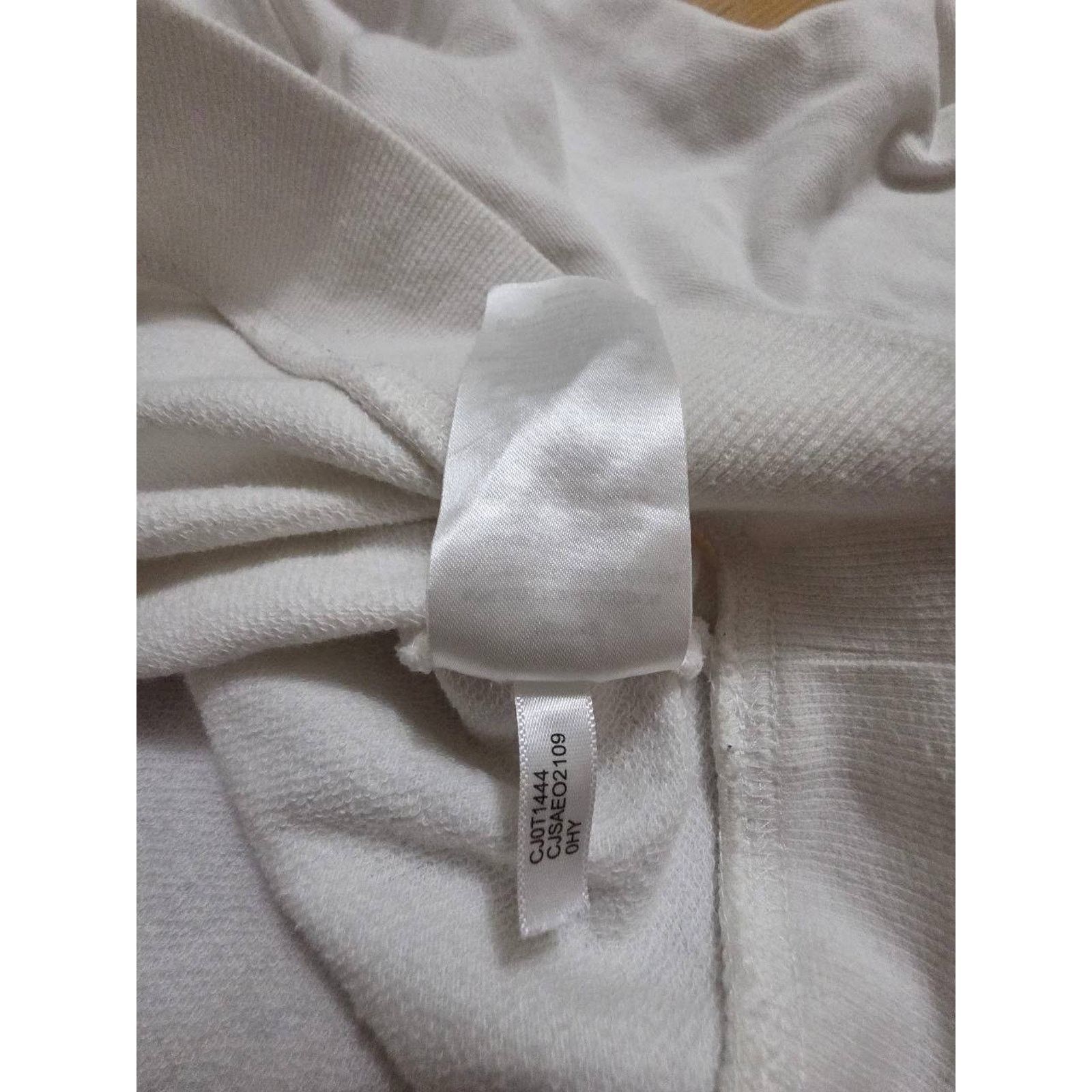Calvin Klein Calvin Klein Crop Light-Weight Hoodie White Small A001182 Size S / US 4 / IT 40 - 6 Thumbnail