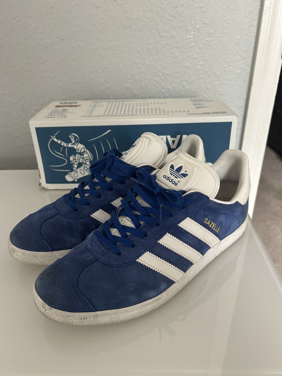 adidas gazelle silver green womens adidas Glenburn (Bright Royal/Semi Solar Slime/Collegiate Navy) 13 M main image 0