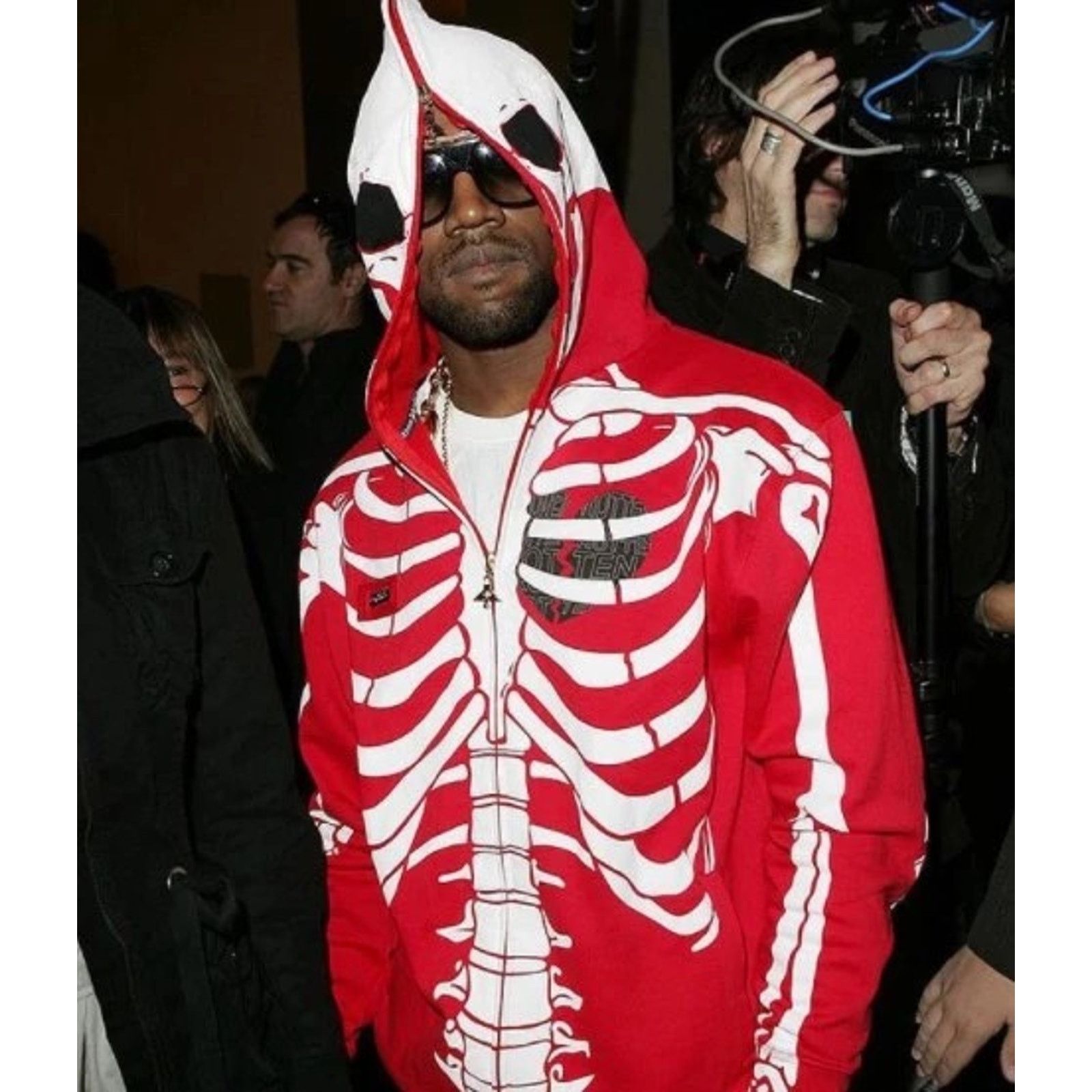 LRG LRG Dead Serious Hoodie Red XXL Size US XXL / EU 58 / 5 - 5 Thumbnail