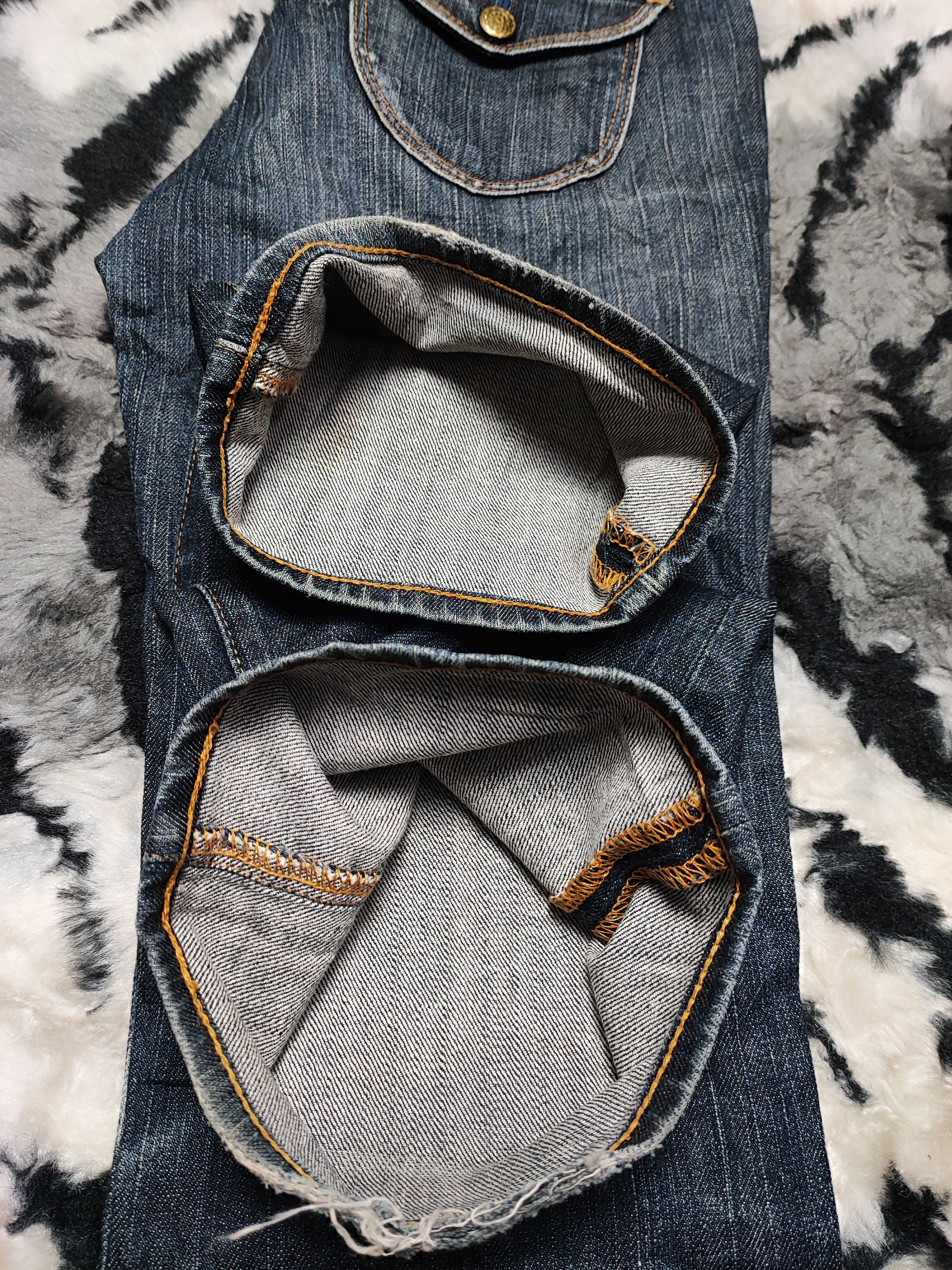 Edwin × Kapital × Uniqlo Bootcut Uniqlo Vintage Japan Distressed Jeans W 30 Size 30" / US 8 / IT 44 - 18 Thumbnail