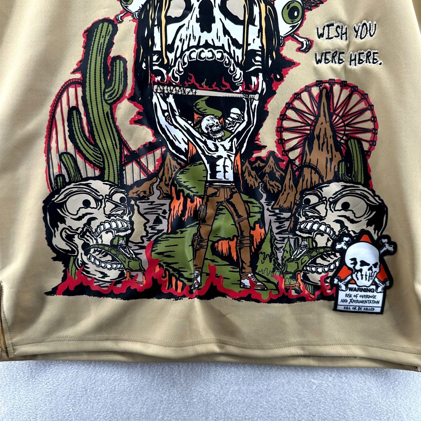 Vintage Brand X Astroworld Jack 01 Jersey Tank Men's Yellow Small Graphic Sleeveless Size US S / EU 44-46 / 1 - 6 Thumbnail