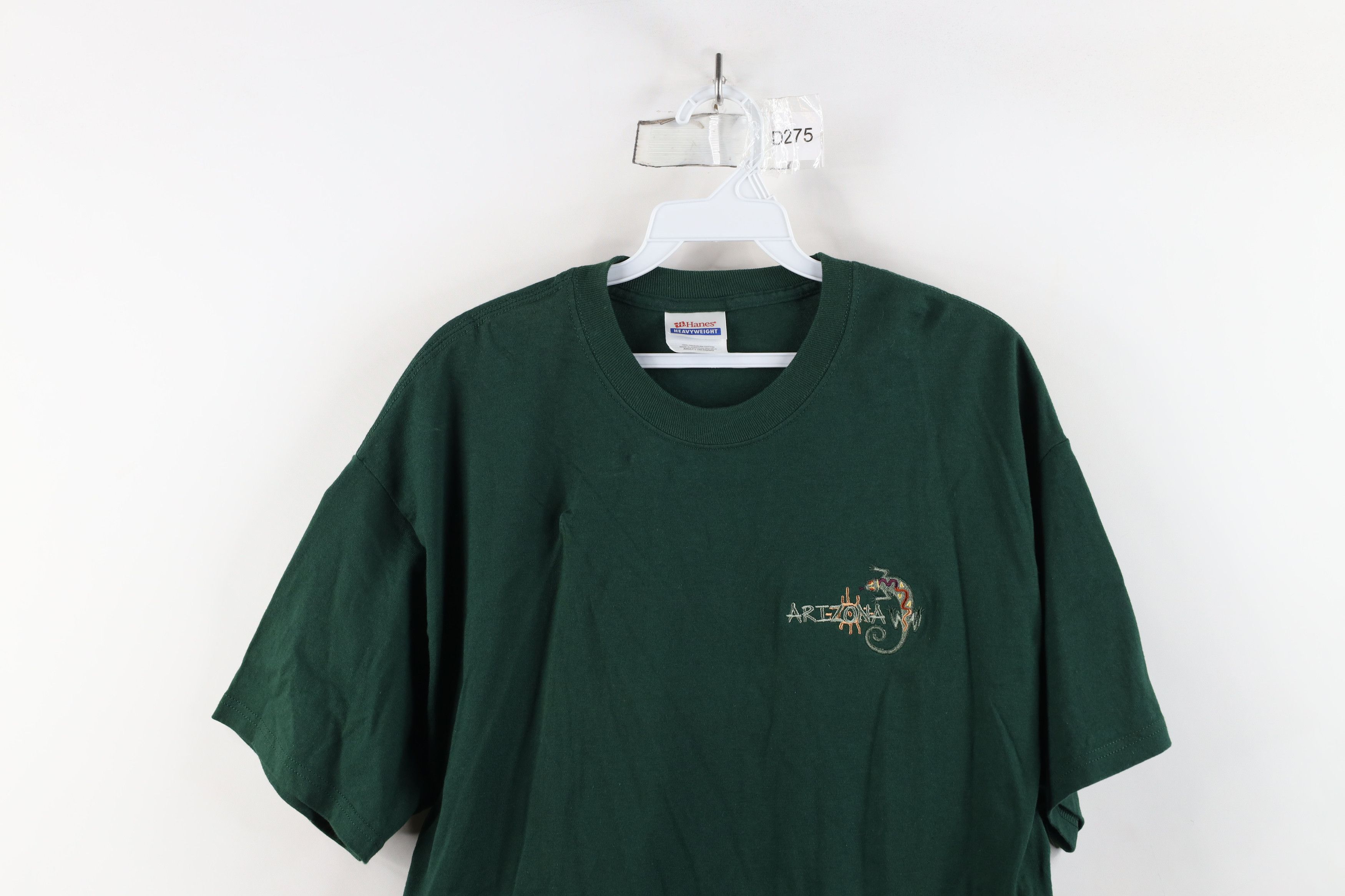 Vintage Vintage 90s Streetwear Spell Arizona Lizard T-Shirt Green Size US L / EU 52-54 / 3 - 2 Thumbnail