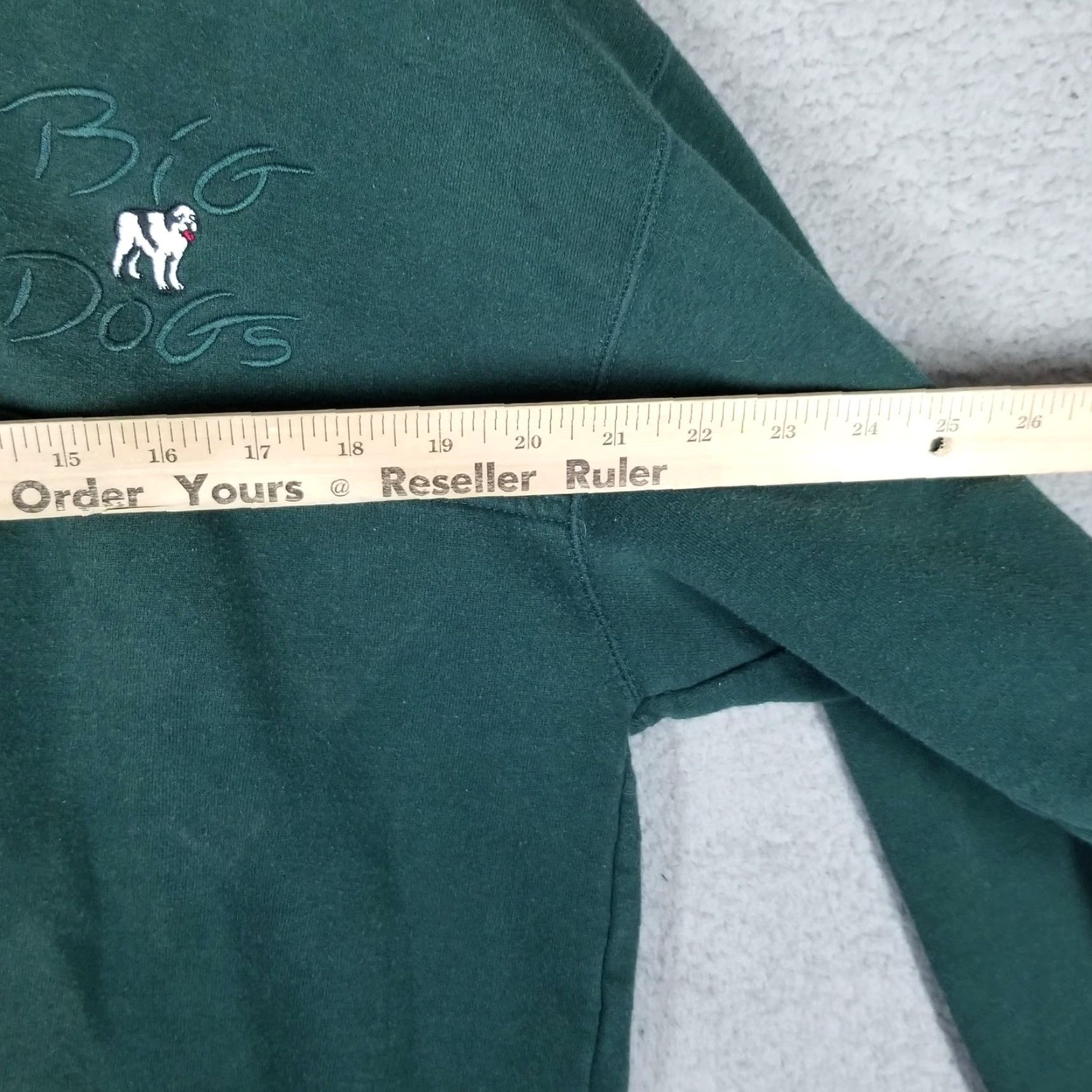 Big Dogs Vintage Big Dogs Sweatshirt Men Small Green Zip Pullover Embroidered Logo 1/4 Zip Mock Neck Fleece Heavyweight Cotton Polyester Size US S / EU 44-46 / 1 - 7 Thumbnail