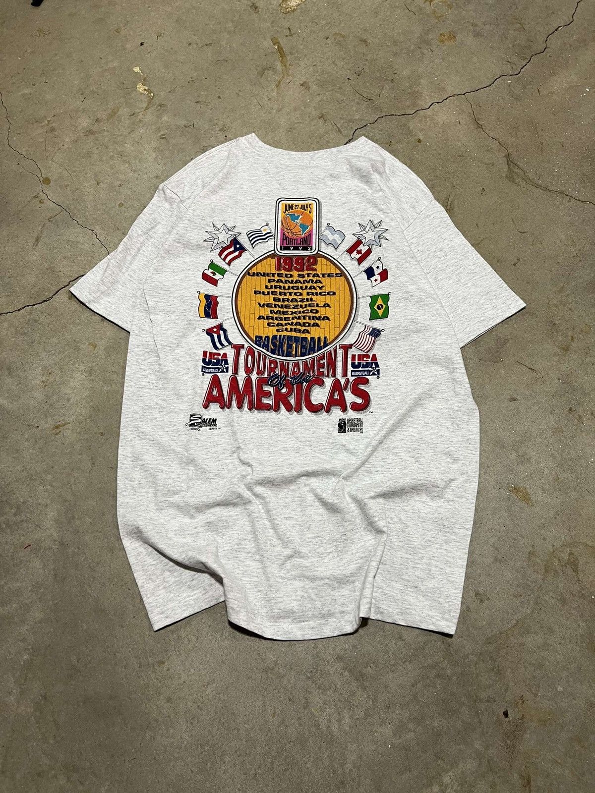 Salem Sportswear × Vintage vintage olympic tshirt Size US M / EU 48-50 / 2 - 3 Thumbnail