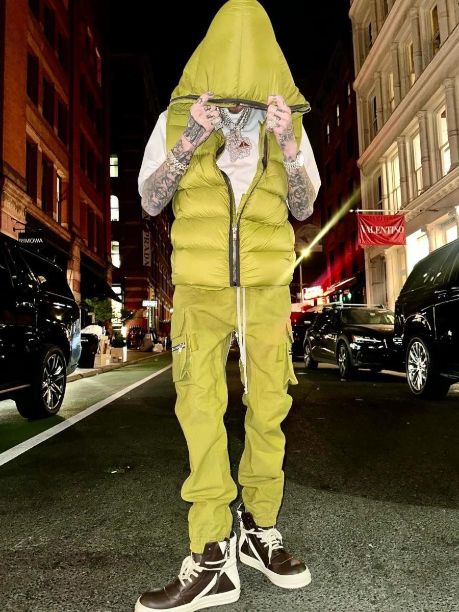 Rick Owens Rick Owens Acid Green Sealed Puffer Vest Size US L / EU 52-54 / 3 - 2 Thumbnail