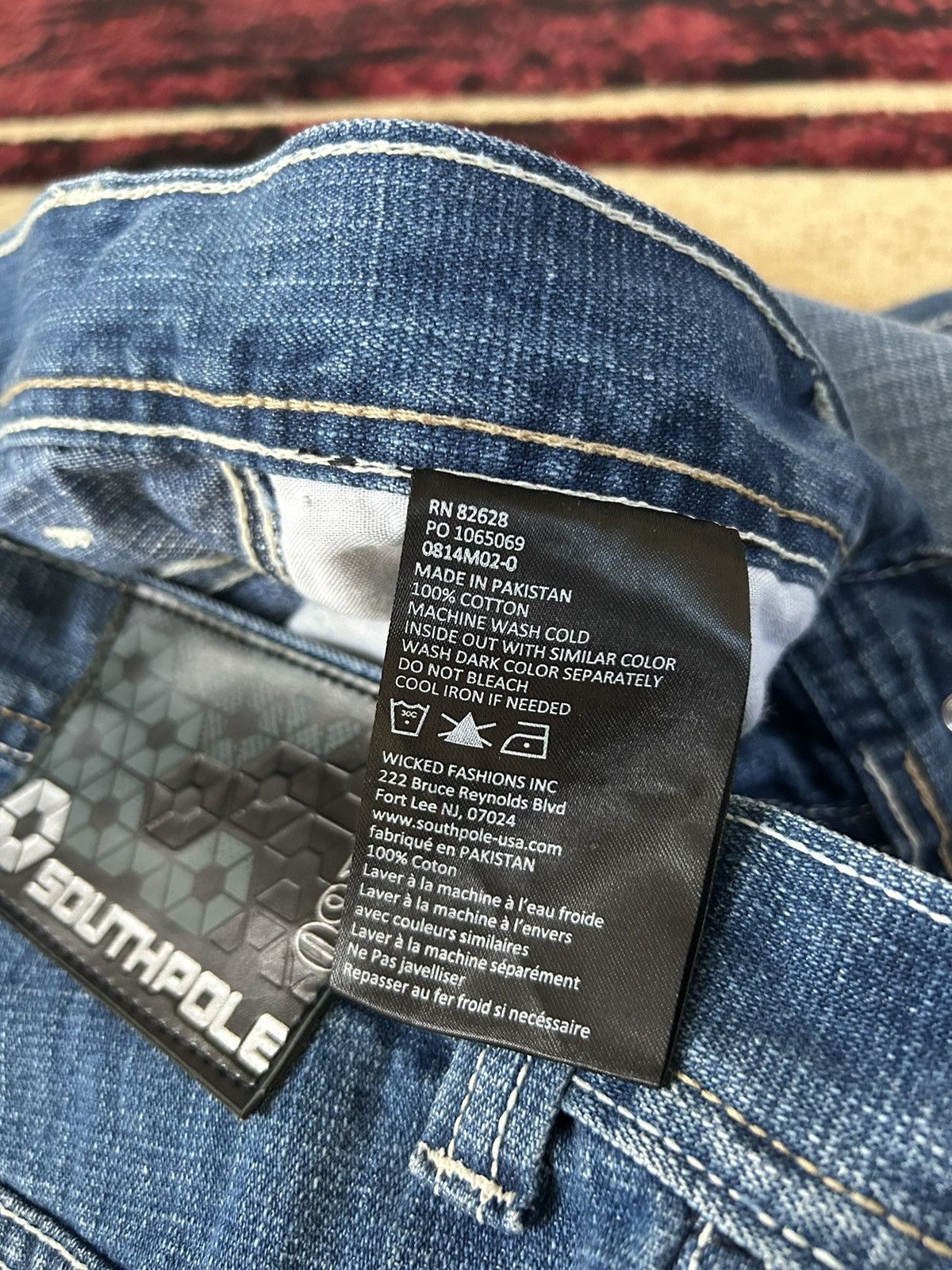 Southpole × Vintage Vintage Southpole Baggy Denim Faded Blue Shorts Size US 32 / EU 48 - 11 Thumbnail