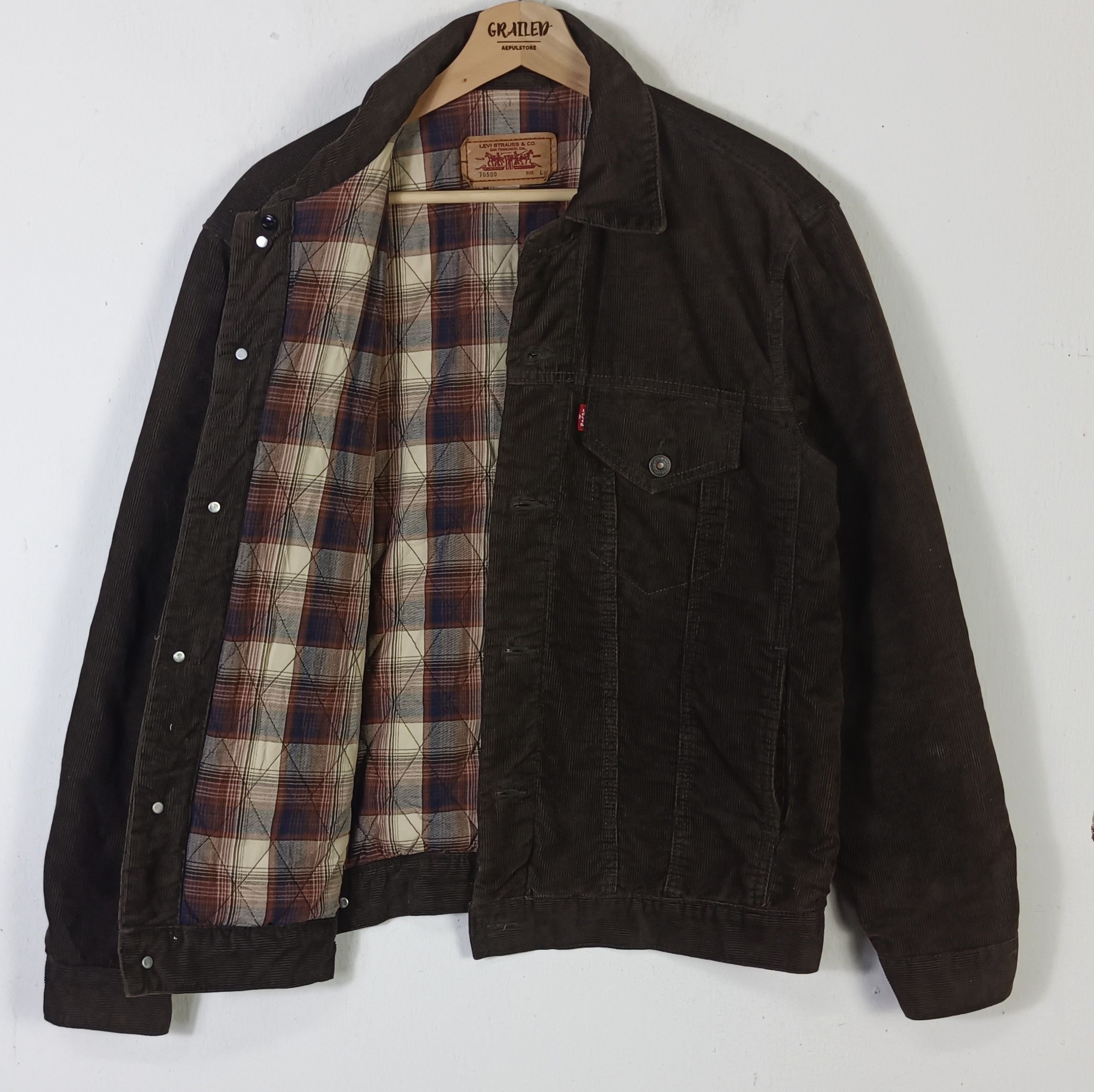 Levi's Levi's Corduroy Men Jacket Size US L / EU 52-54 / 3 - 1 Thumbnail