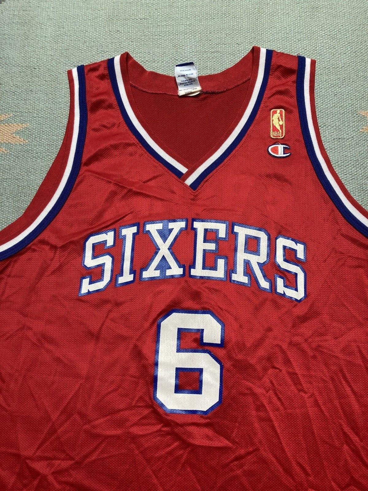 Vintage Julius Dr J Erving 76ers Sixers 50th Champion Jersey 48 XL Size US XL / EU 56 / 4 - 3 Thumbnail