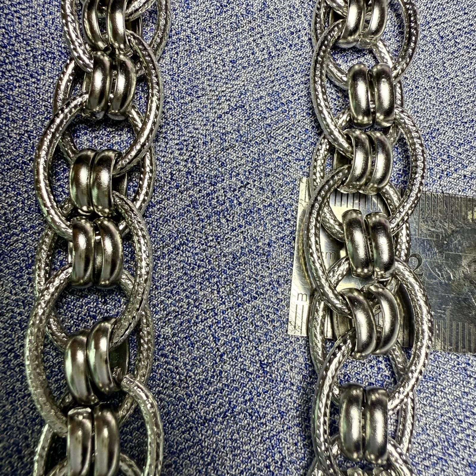 Jewelry Stylish Silver Wallet Chain Belt Clip Size ONE SIZE - 2 Thumbnail