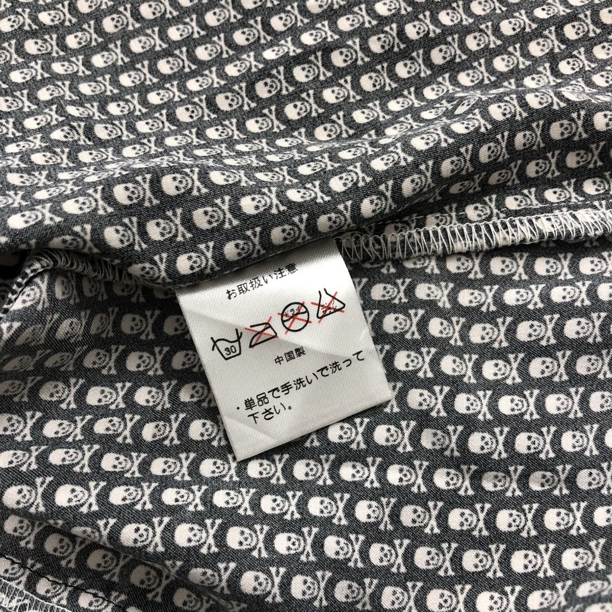 If Six Was Nine × Japanese Brand × Seditionaries 2000s Anap Skulls Full Print Lgb Gothic Goa Style Button Up Size US L / EU 52-54 / 3 - 10 Thumbnail