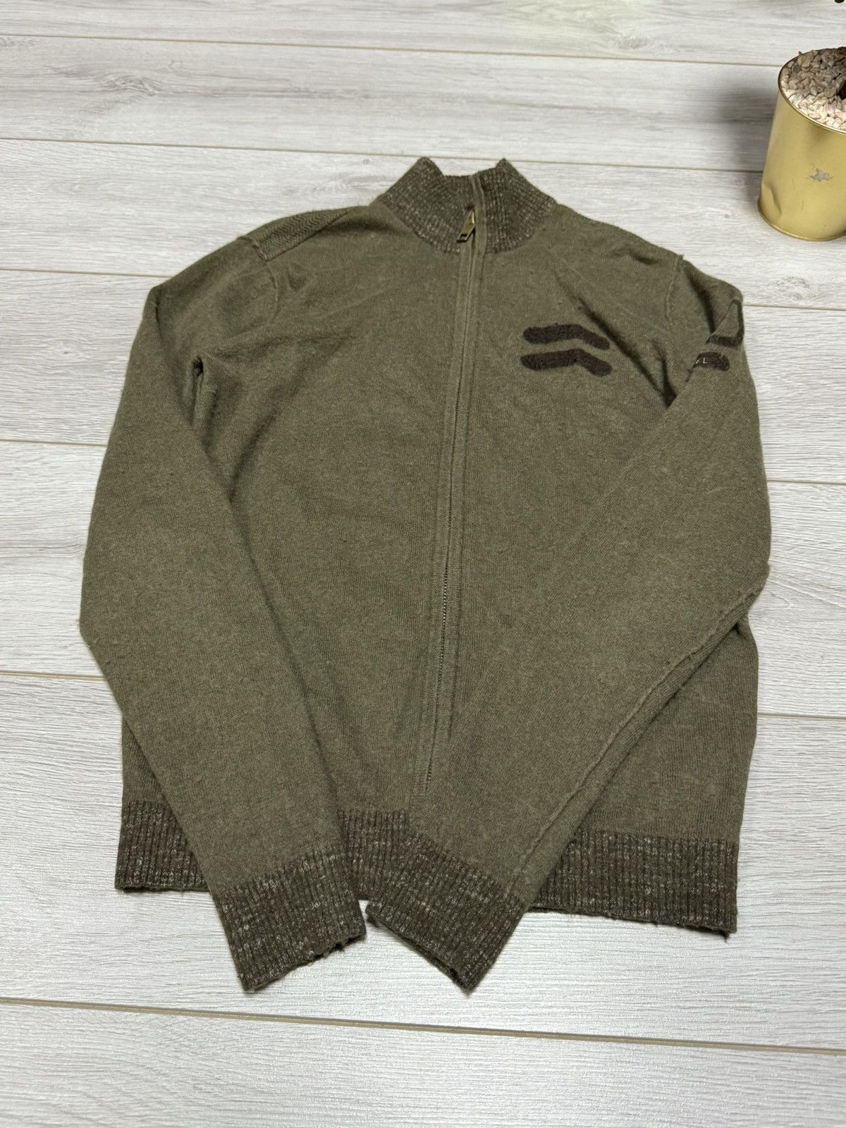 Diesel Diesel wool linen sweater zip zip Size US L / EU 52-54 / 3 - 6 Thumbnail