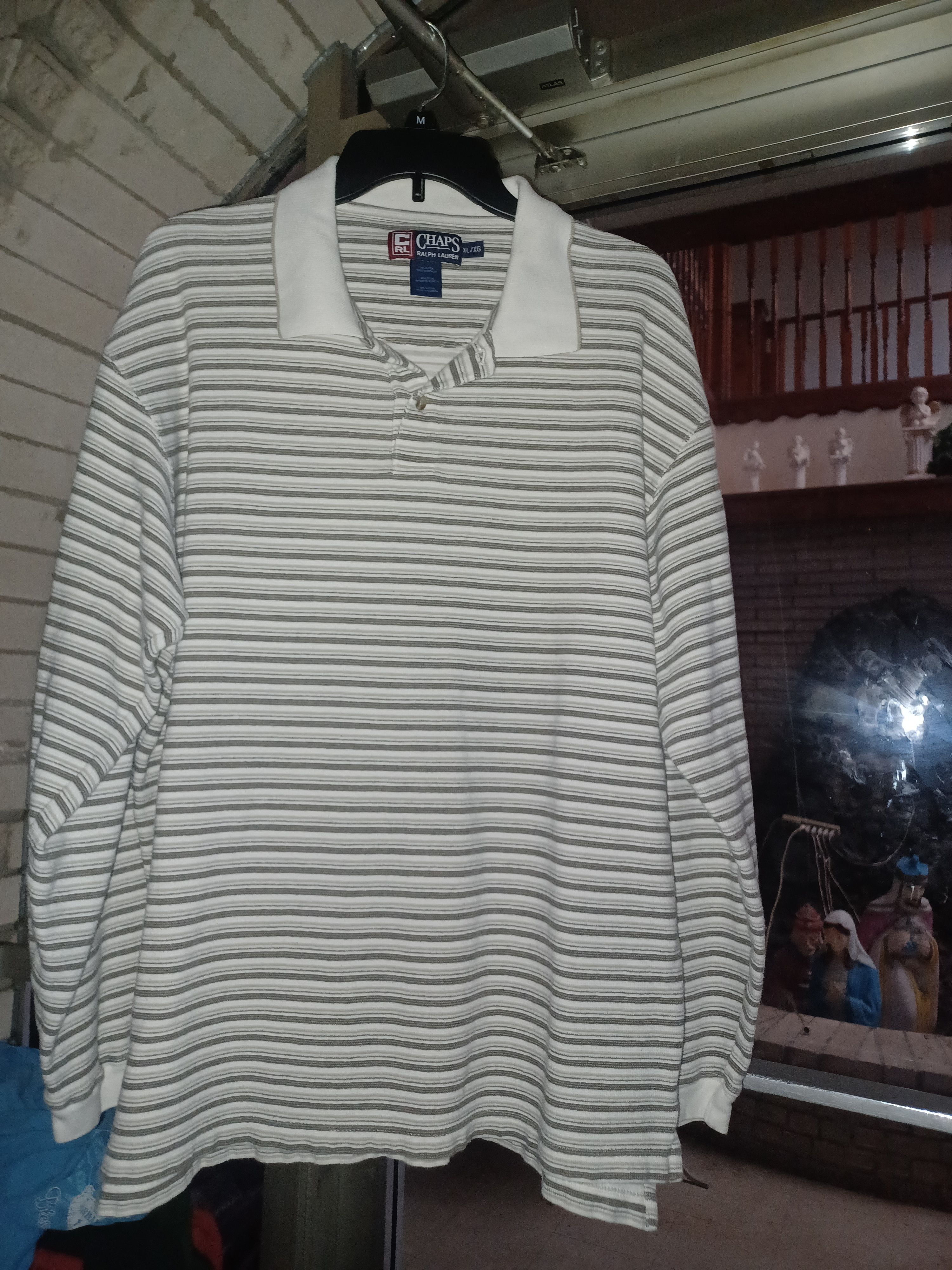 Chaps Ralph Lauren Chaps Ralph Lauren Men's Long Sleeve Polo XL Tan Size US XL / EU 56 / 4 - 1 Thumbnail