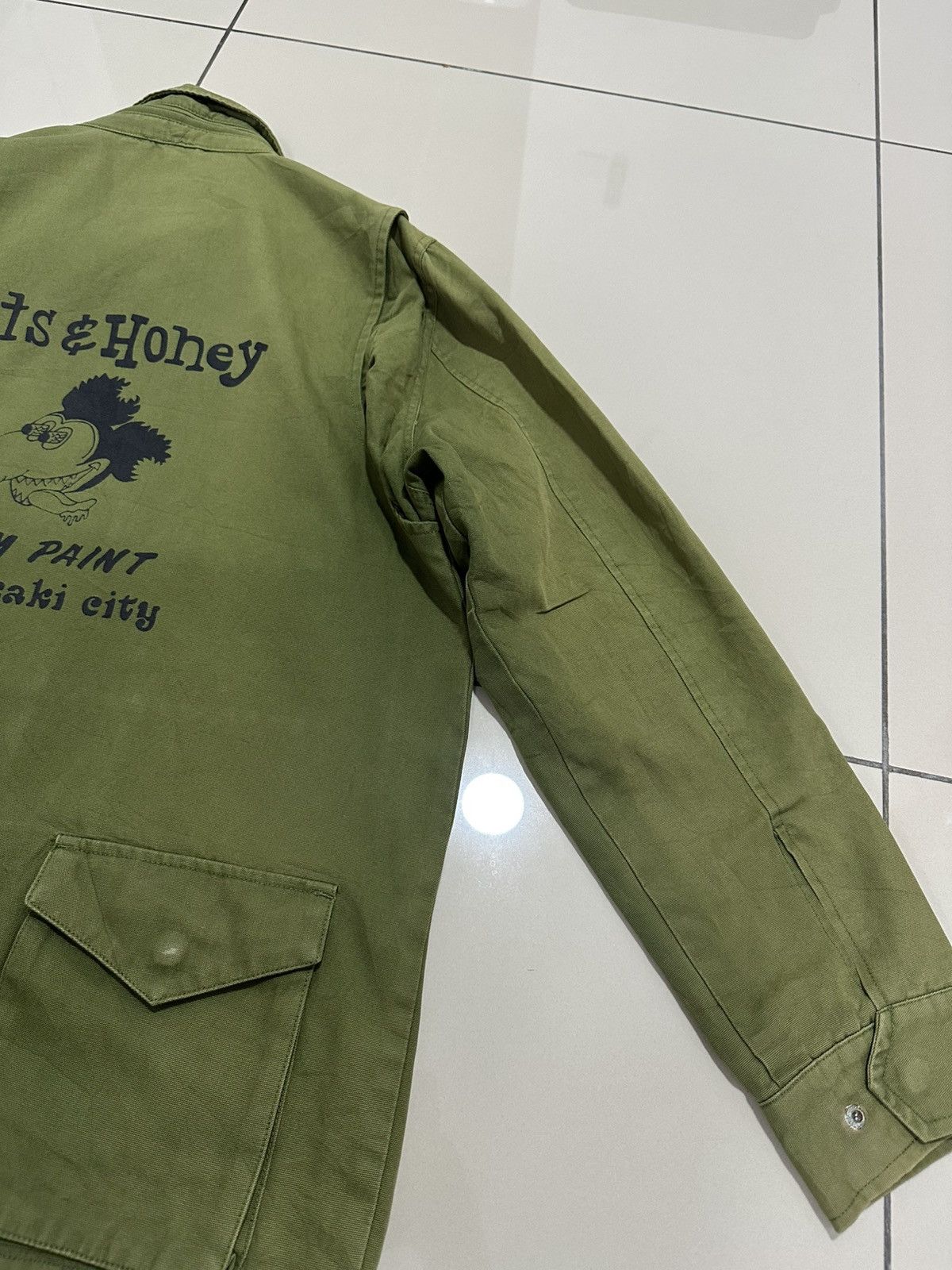 Vintage Vintage I.Spiewak and Sons M-65 Military Jacket Custom Paint Size US M / EU 48-50 / 2 - 10 Thumbnail