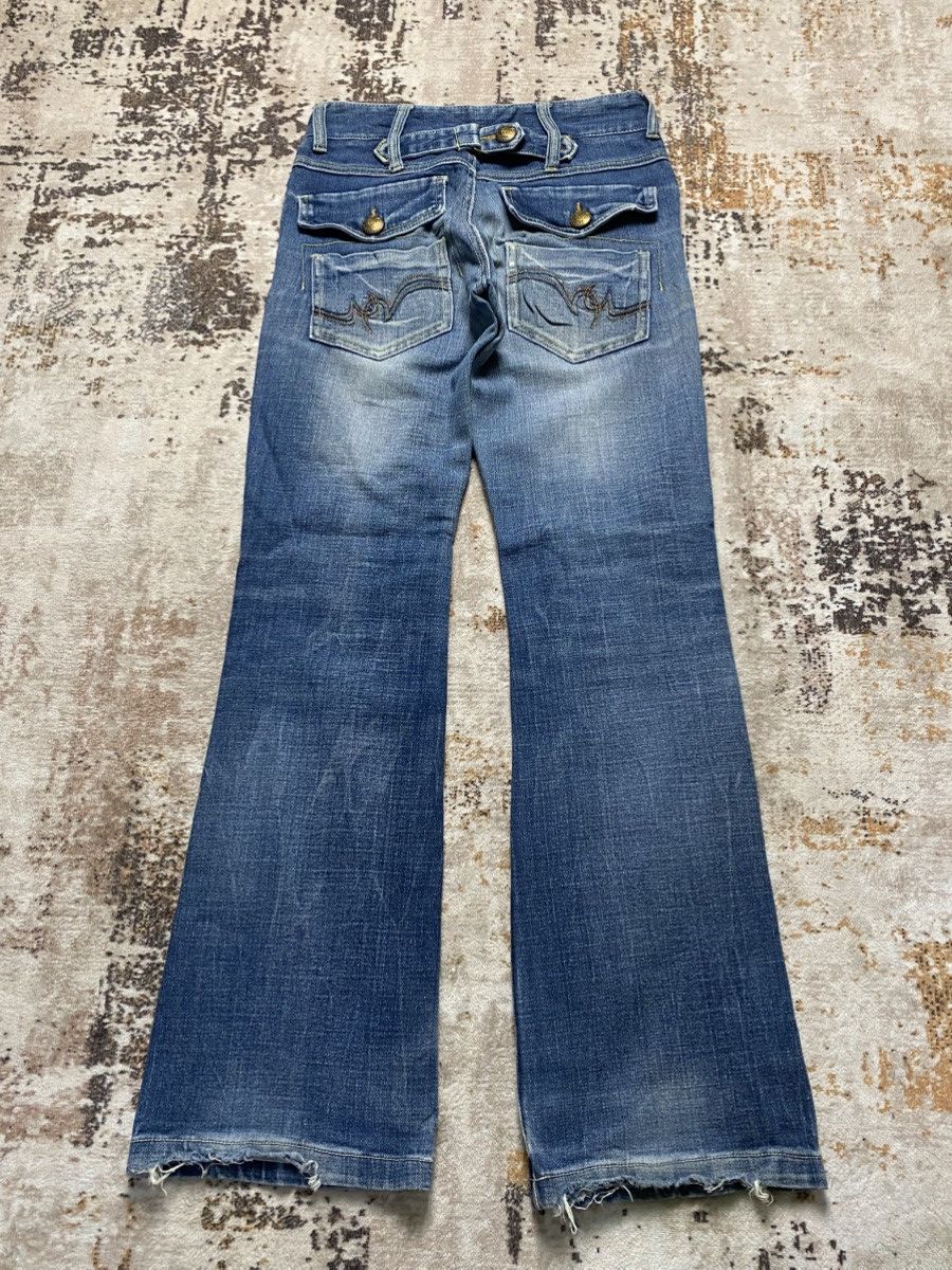 If Six Was Nine Rare Trash Denim Bootcut Size US 29 - 10 Thumbnail
