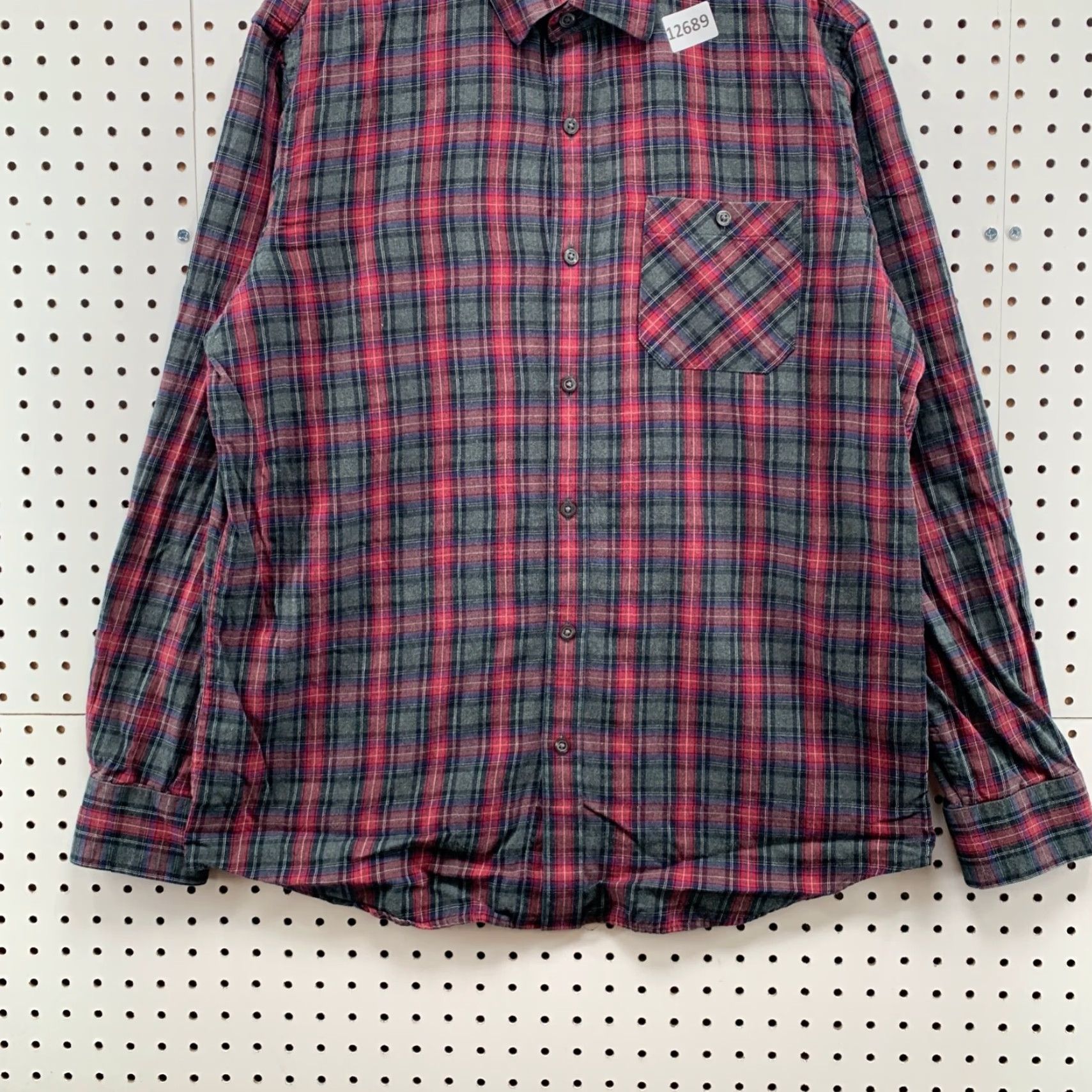 Banana Republic Banana Republic Button Down Shirt Men Size Large Red Black Checker Long Sleeve Shirt Mens Size US L / EU 52-54 / 3 - 5 Thumbnail