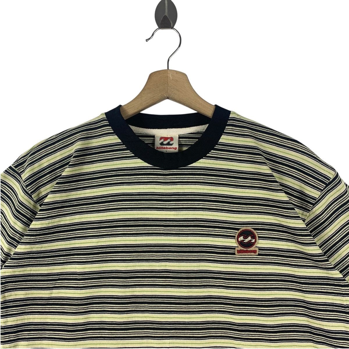 Billabong × Vintage Vintage BILLABONG stripe small logo Surfing tee Size US L / EU 52-54 / 3 - 2 Thumbnail