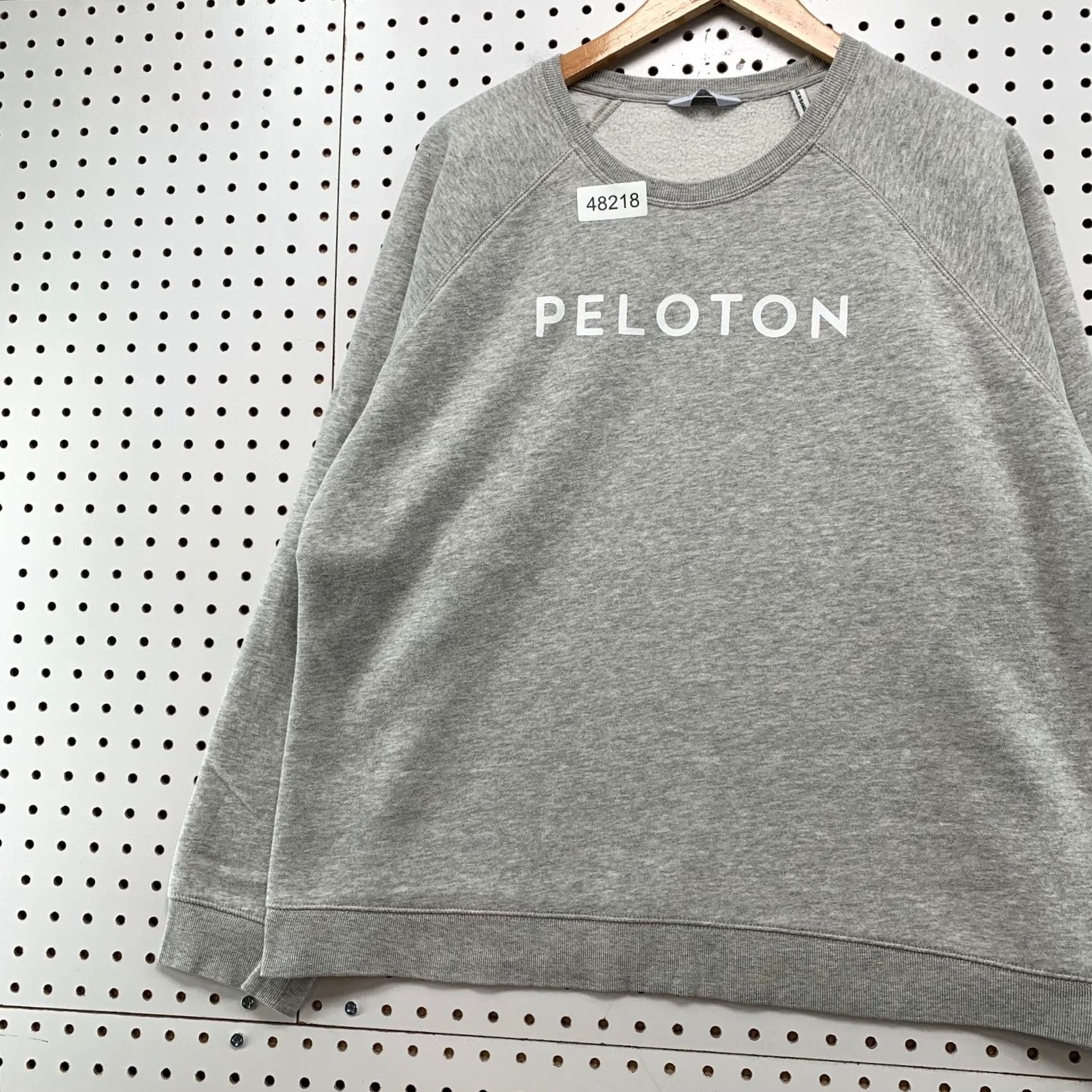 Vintage Peloton Sweatshirt Mens XL Gray Crewneck Fleece Pullover Workout Train Size US XL / EU 56 / 4 - 5 Thumbnail