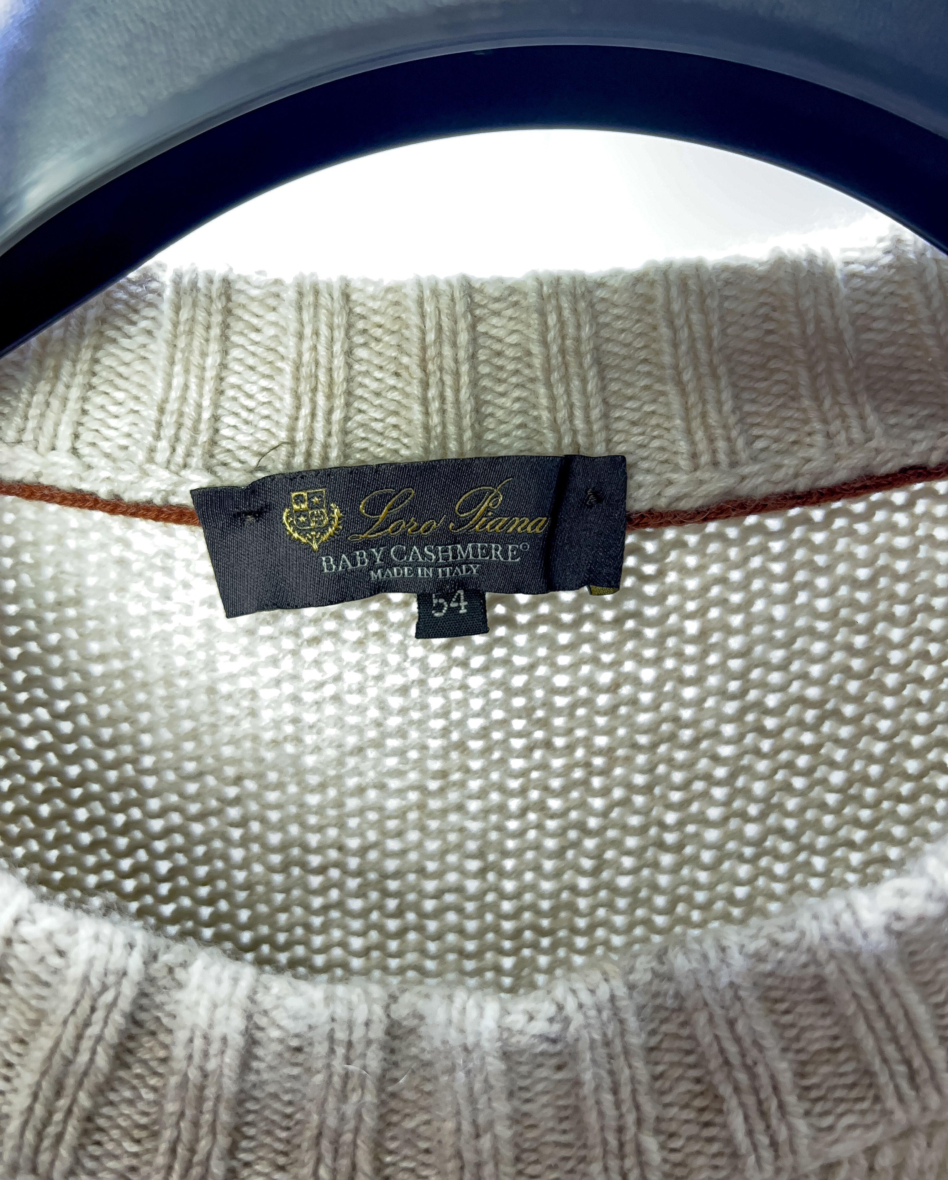 Loro Piana Men's sweater Loro Piana Baby Cashmere Size US XL / EU 56 / 4 - 3 Thumbnail