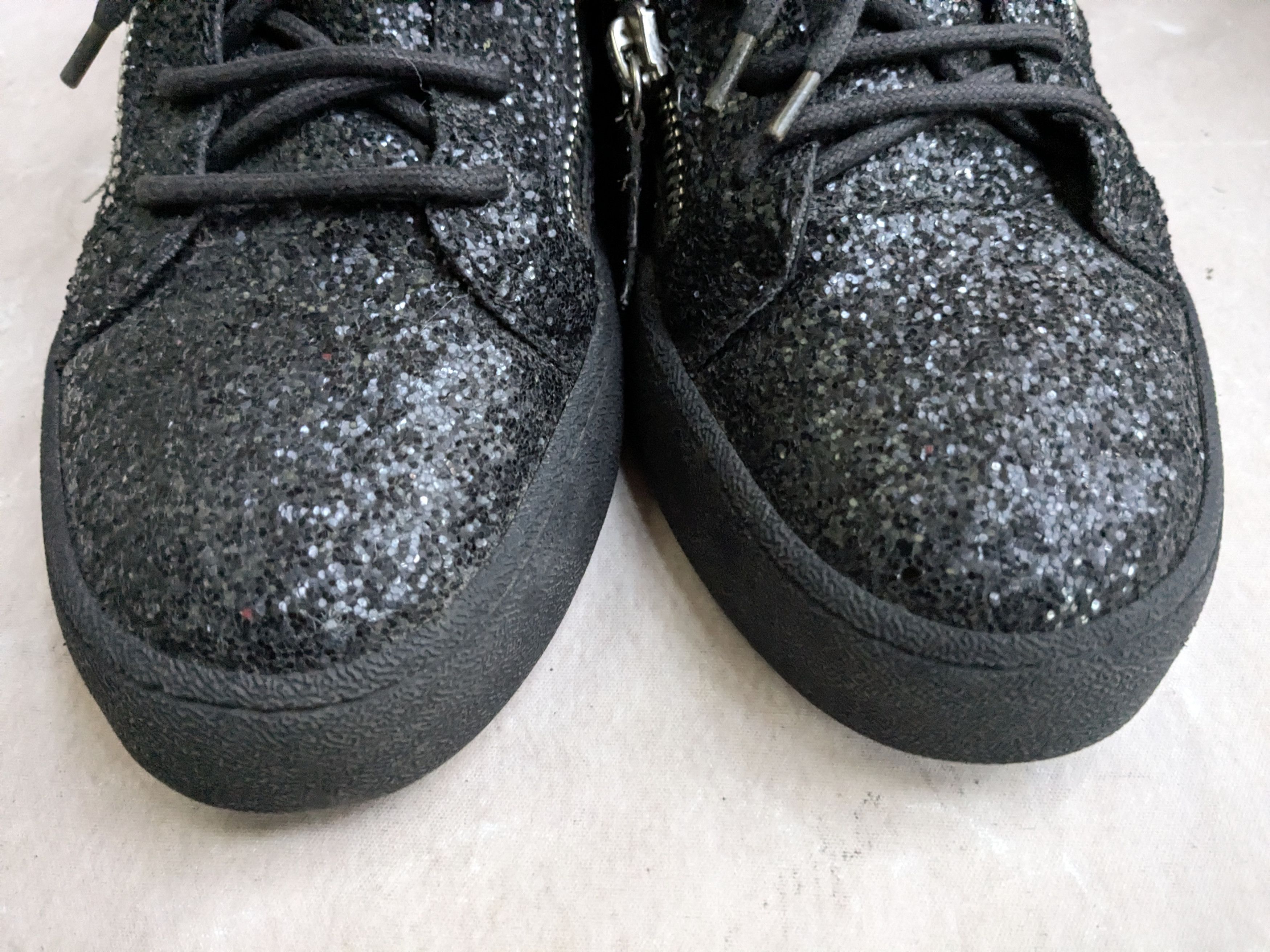 Giuseppe Zanotti Giuseppe Zanotti Sneakers Black Glitter 9 42 Low Tops Size US 9 / EU 42 - 3 Thumbnail