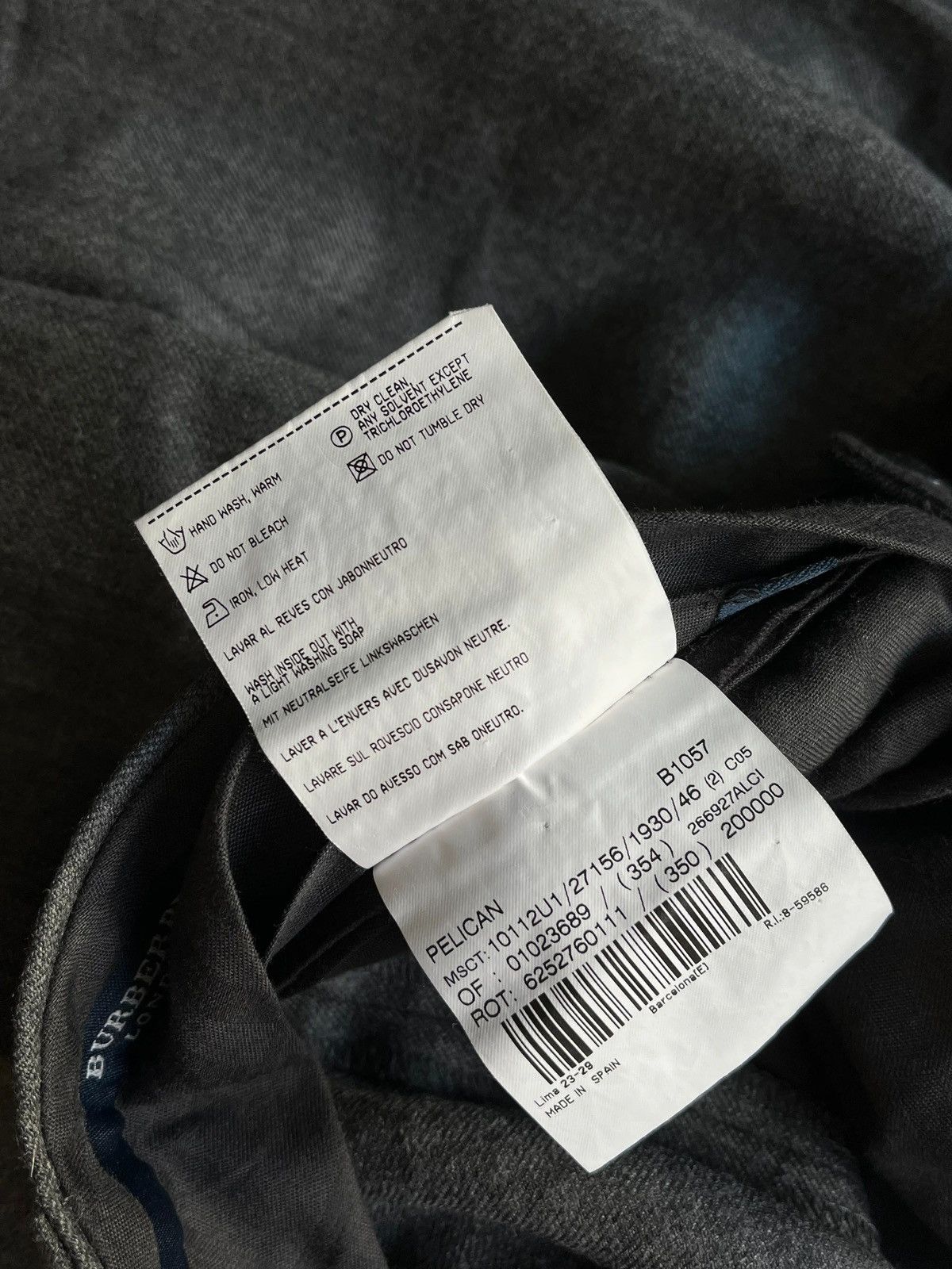 Burberry Burberry London Vintage 1990s Sz 46 / XL Tailored Pants Size US 39 - 12 Thumbnail
