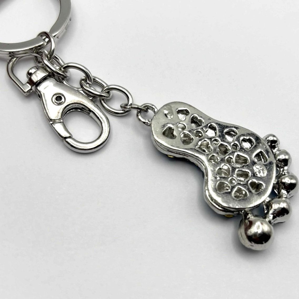 Other Blue Crystal Feet Keychain Size ONE SIZE - 4 Thumbnail