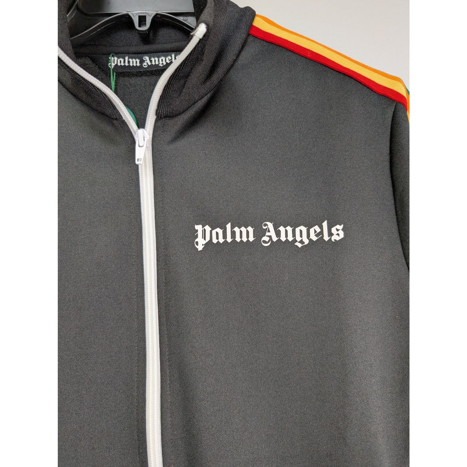 Palm Angels o1rshd1 Rain Bow Track Jacket in Black/Multicolor Size US M / EU 48-50 / 2 - 5 Thumbnail