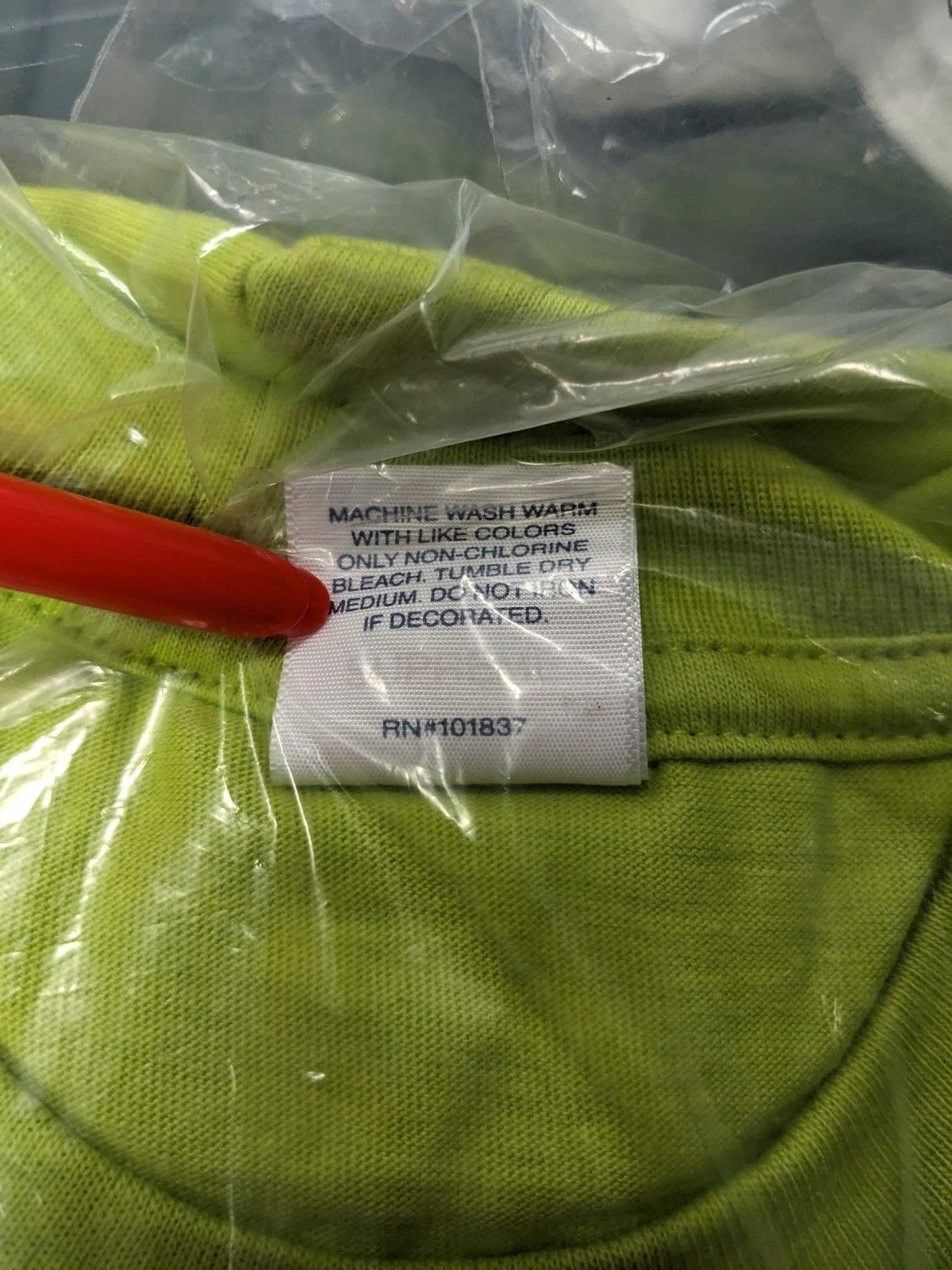 Supreme FW17 SUPREME NAS TEE LIME GREEN XL 2017 Size US XL / EU 56 / 4 - 4 Thumbnail