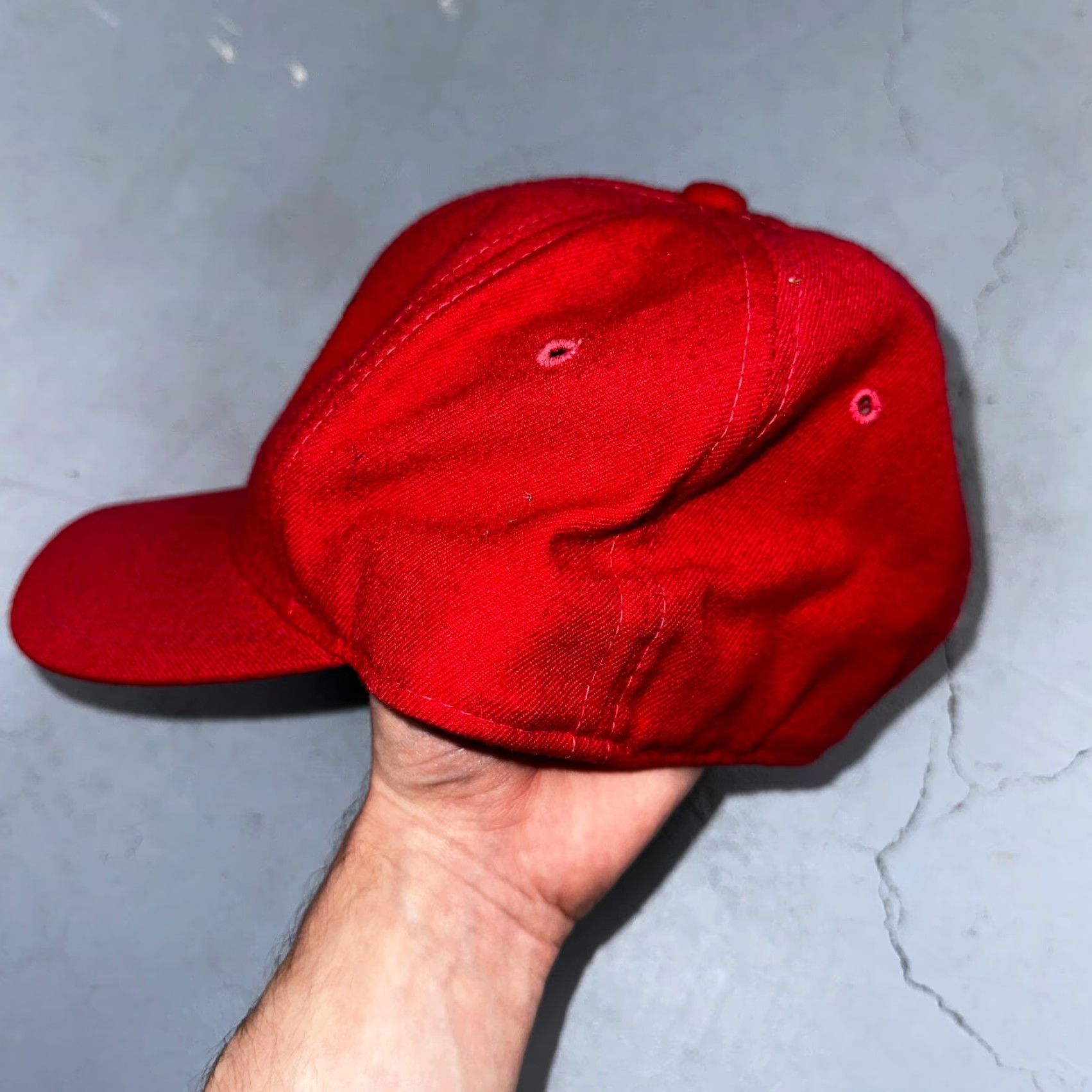 Sports Specialties VINTAGE St Louis Cardinals Sports Specialties SnapBack Hat Fitted 7 5/8 Red Wool Cap Size ONE SIZE - 5 Thumbnail