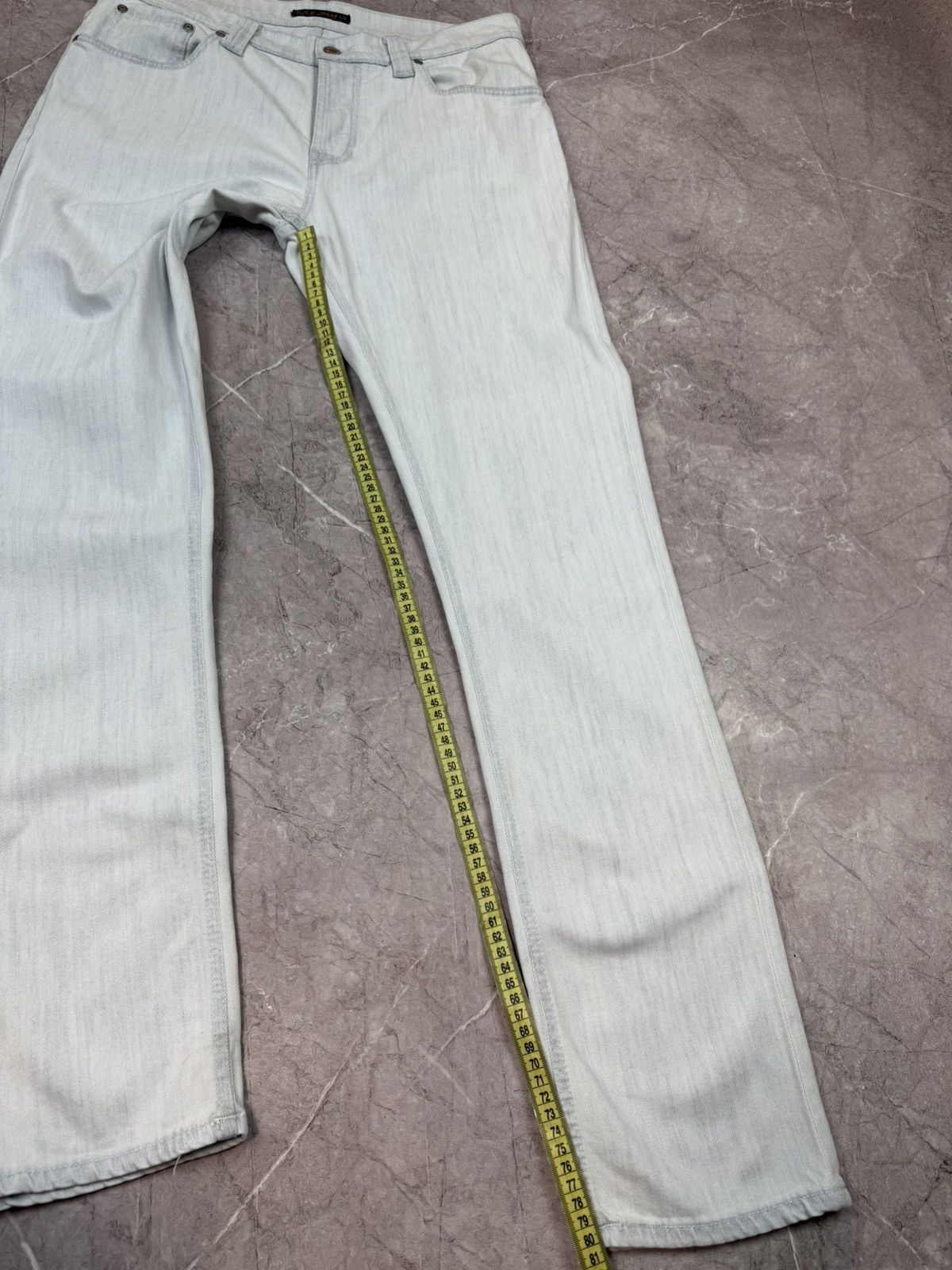 Nudie Jeans Nudie Jeans Co Slim Light Wash Denim - Made in Italy W34 L32 Size US 34 / EU 50 - 18 Thumbnail