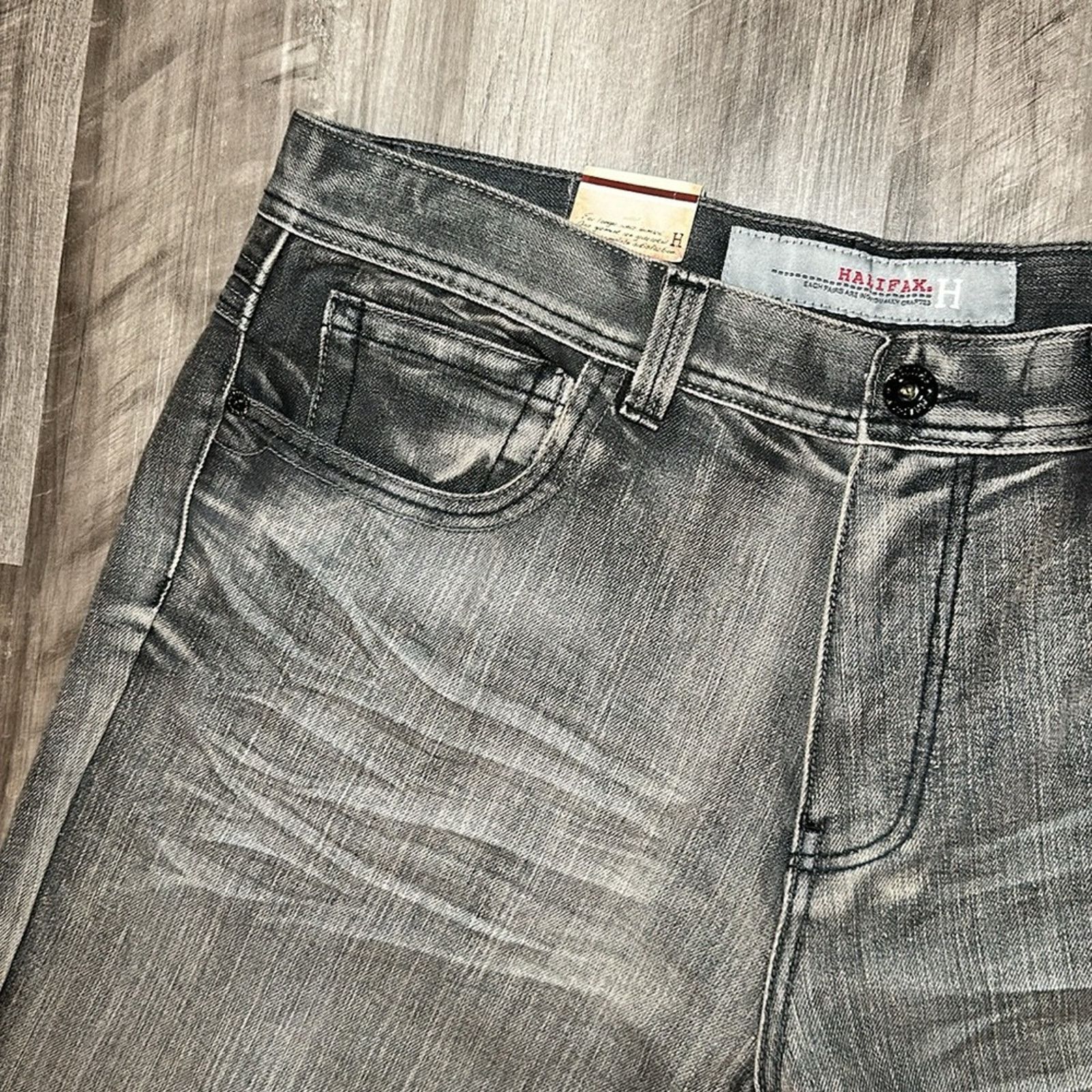 Other Halifax Vintage Relaxed Straight Jeans - 42x32 Size US 42 / EU 58 - 6 Thumbnail