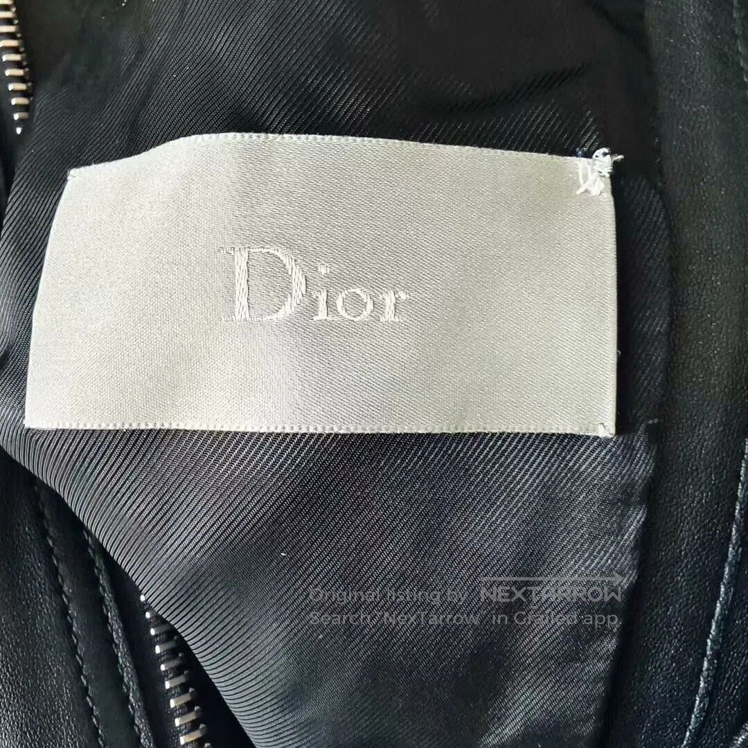 Dior dior homme leather biker jacket size 50. Size US L / EU 52-54 / 3 - 4 Thumbnail
