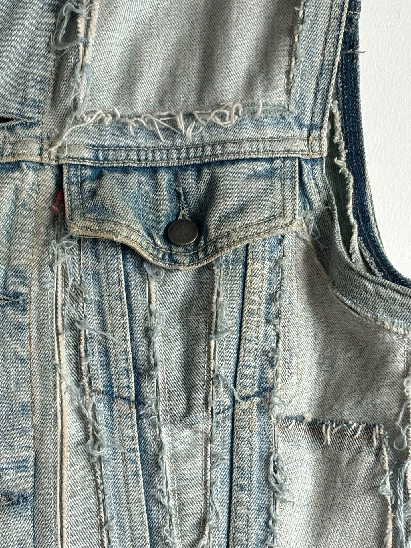 Maison Margiela Maison Margiela Line 0 Reversed Denim Vest S/S 2005 Size US S / EU 44-46 / 1 - 5 Thumbnail
