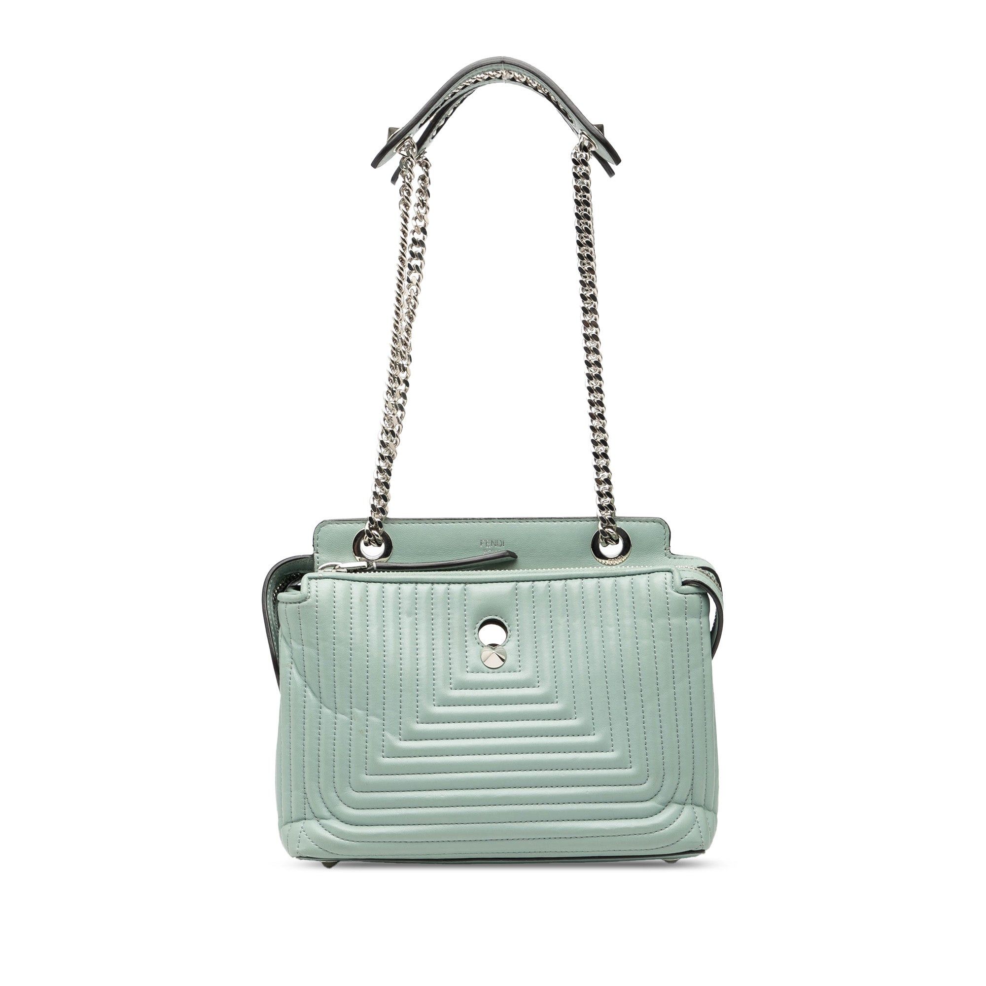 Fendi Small Lambskin DotCom Click Shoulder Bag Size ONE SIZE - 1 Thumbnail