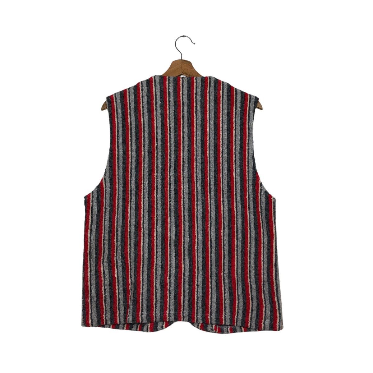 Japanese Brand 📌Vintage Vest Jacket Hickory Riding High Issey Miyake Size US M / EU 48-50 / 2 - 9 Thumbnail