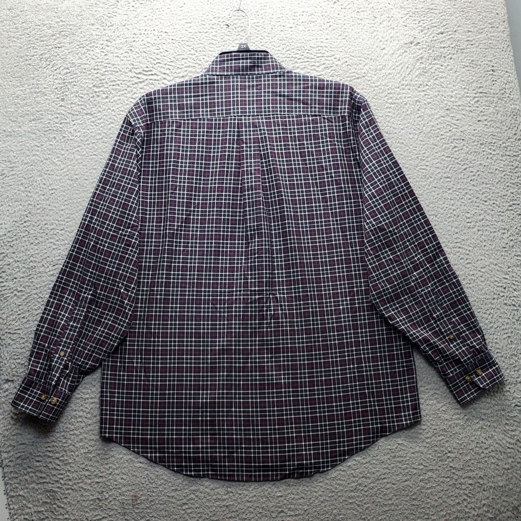 Brooks Brothers Brooks Brothers Dress Shirt Mens L Multi Plaid Long Sleeve Non-Iron Button Down Size 42R - 2 Thumbnail