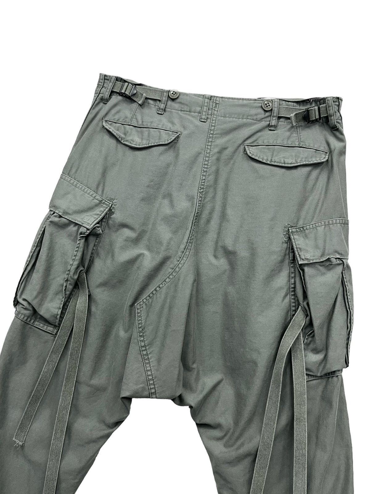 Edition Japan 🔥FYE🔥RNA Bondage Military Drop Crotch Cropped Pants Size US 30 / EU 46 - 5 Thumbnail