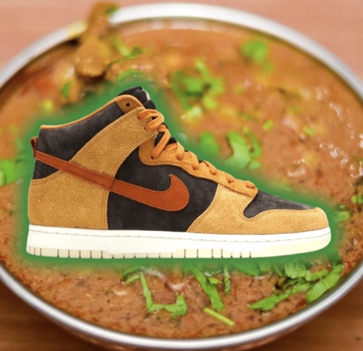 Nike Nike Dunk Hi Retro PRM “Dark Russet” Dark Russet/Dark Curry Size US 10 / EU 43 - 3 Thumbnail