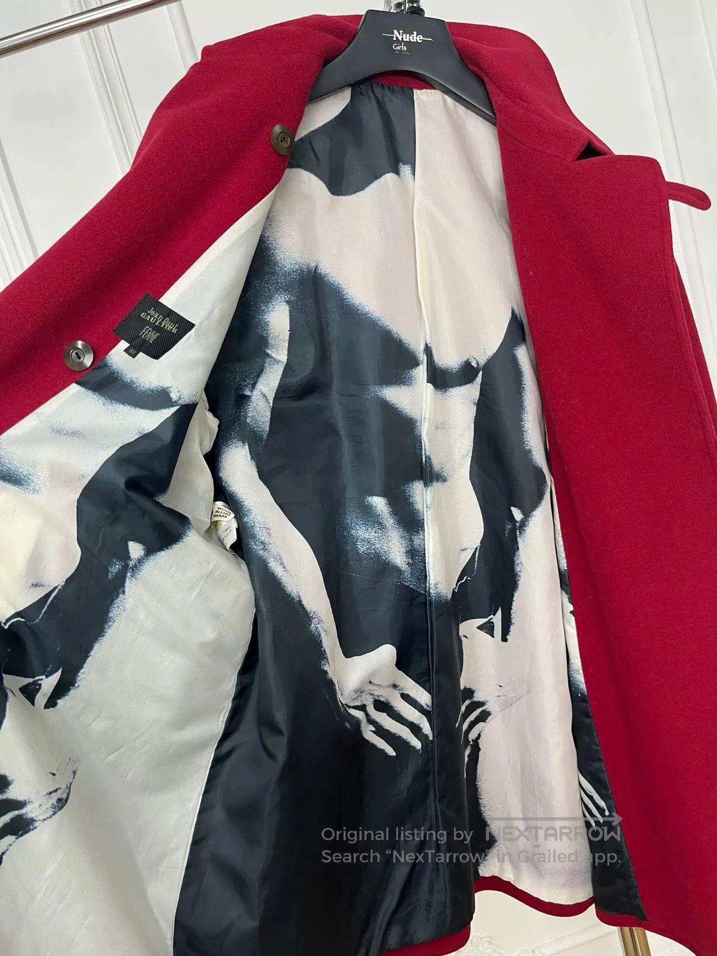 Jean Paul Gaultier vintage jean paul gaultier red coat. Size XL / US 12-14 / IT 48-50 - 2 Thumbnail