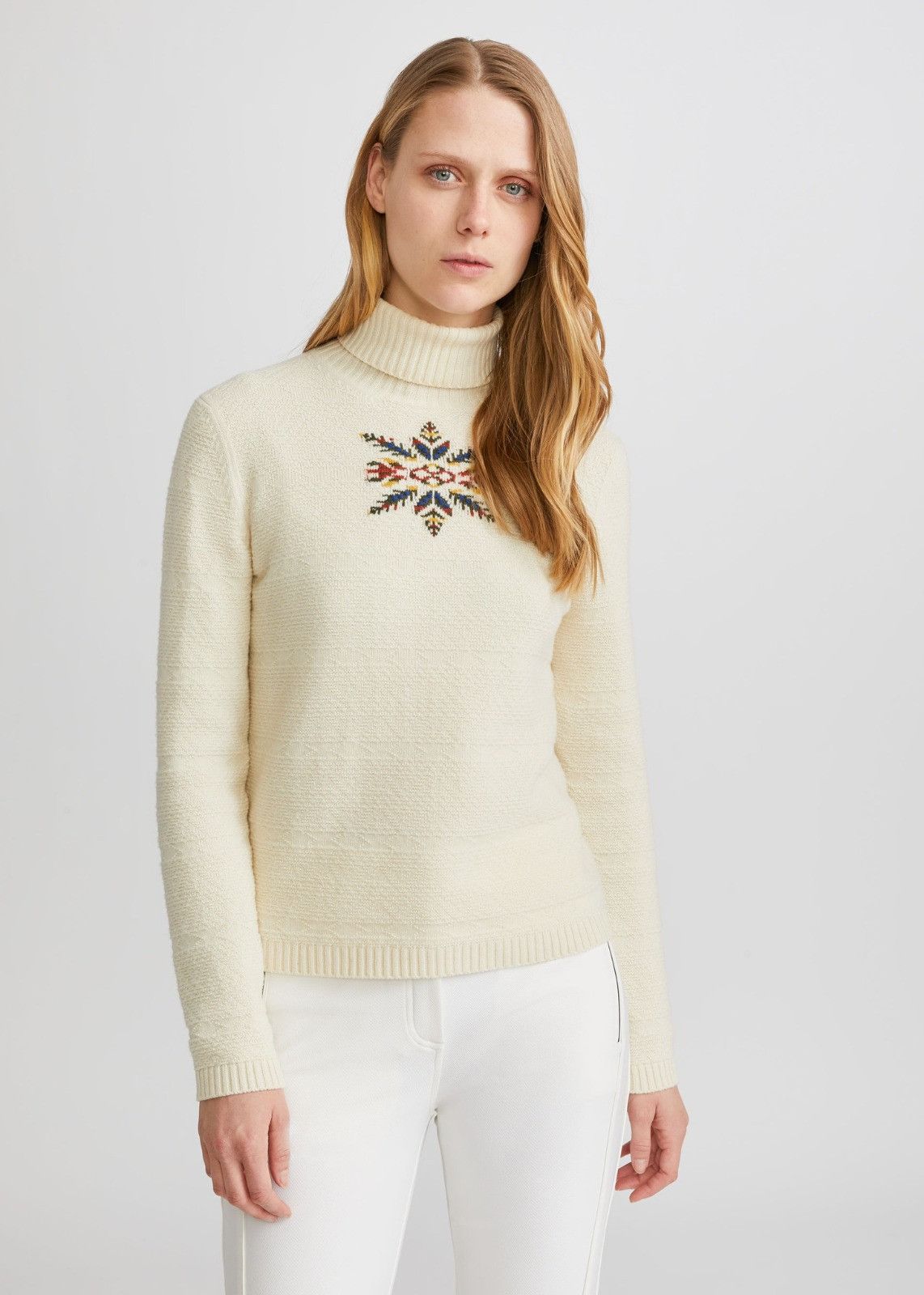 Loro Piana o1srvl11e0125 Bernina Baby Cashmere Sweater in Off White Size S / US 4 / IT 40 - 2 Thumbnail