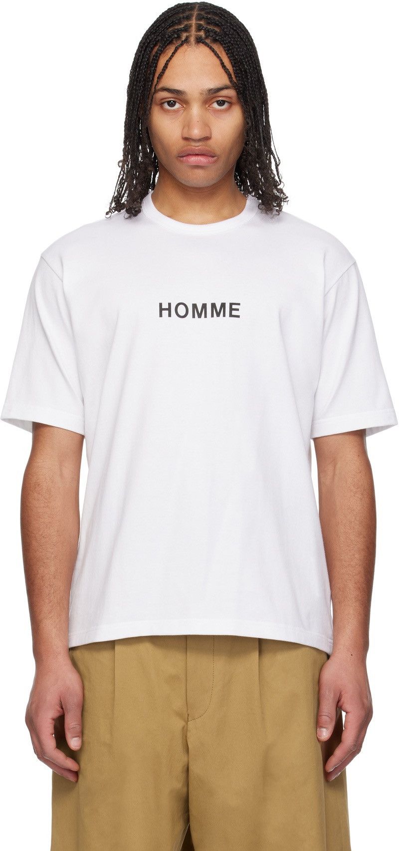 Comme des Garcons Homme Comme des Garcons Homme Logo Cotton Shirt Size US S / EU 44-46 / 1 - 1 Thumbnail