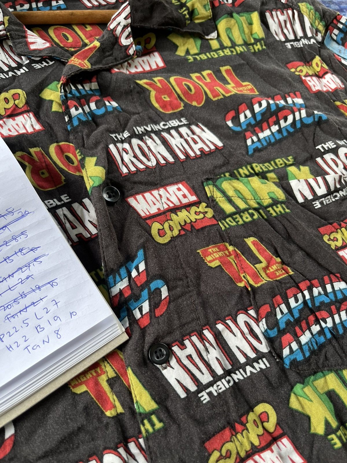 Cartoon Network × DC Comics × Marvel Comics RARE Marvel Dc Comics Full Print Rayon Shirt Button up Size US L / EU 52-54 / 3 - 7 Thumbnail
