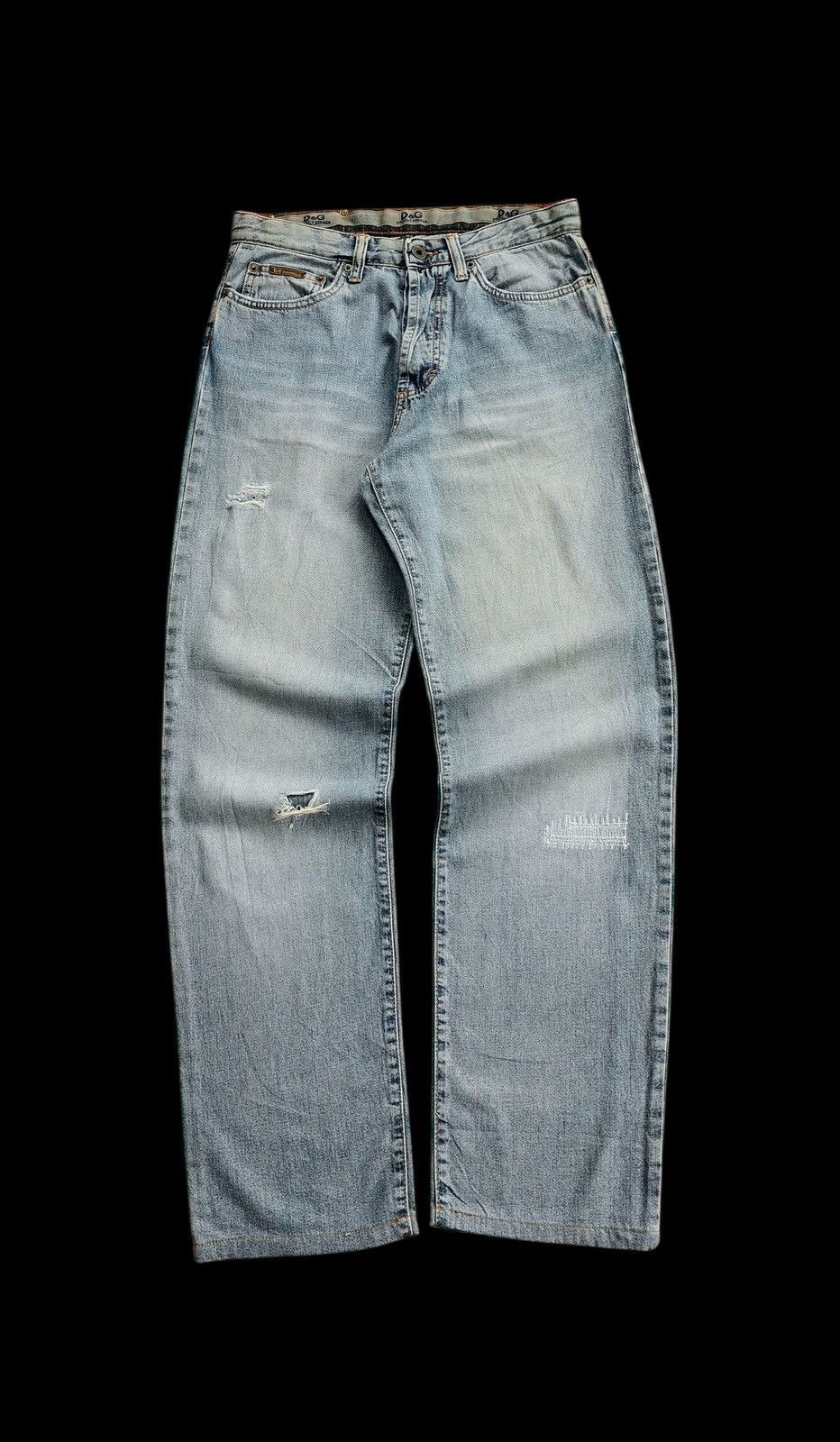 Dolce & Gabbana Vintage Dolce Gabbana Distressed Jeans Size US 30 / EU 46 - 1 Thumbnail