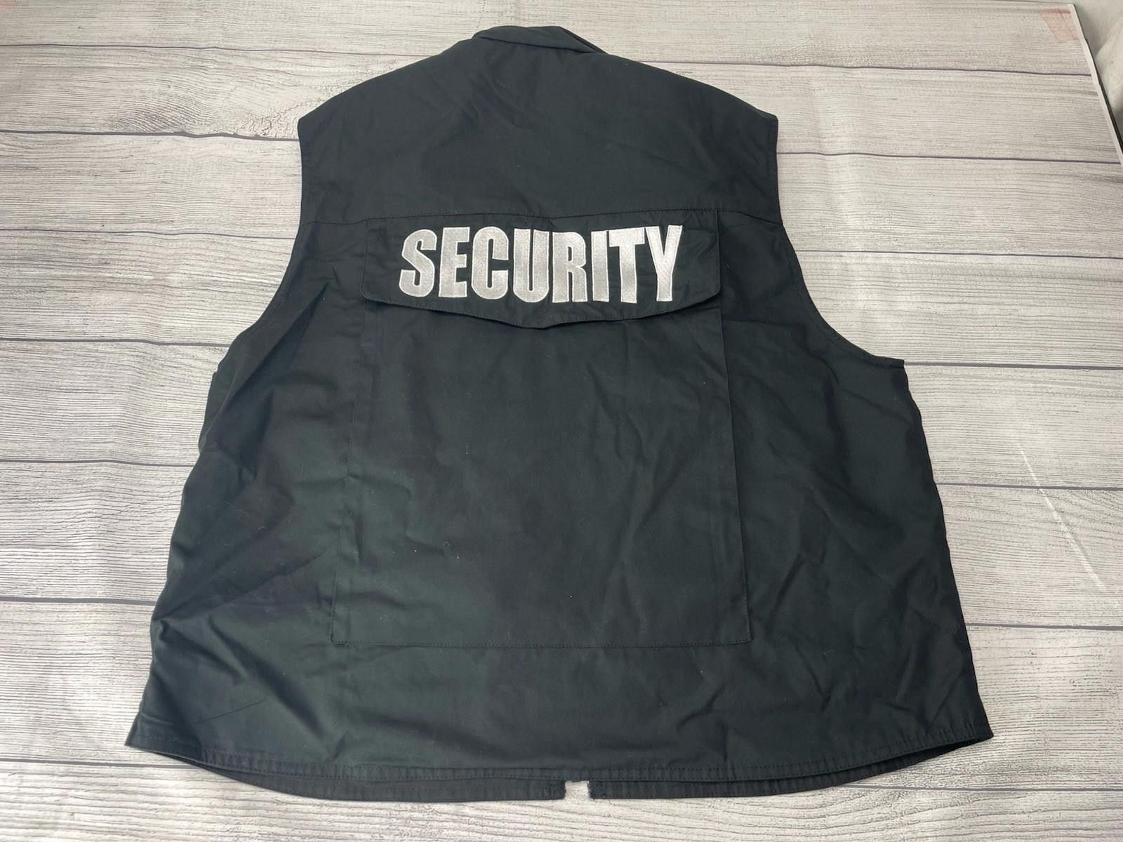 Backbone Backbone SECURITY Vest Uniform -Black -Size L Size US L / EU 52-54 / 3 - 2 Thumbnail
