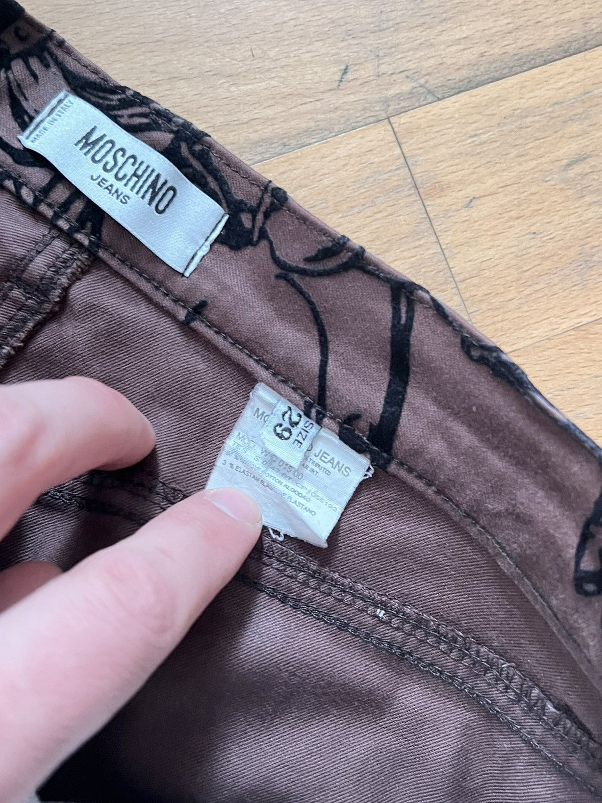 Moschino Moschino viking jeans Size 29" - 6 Thumbnail
