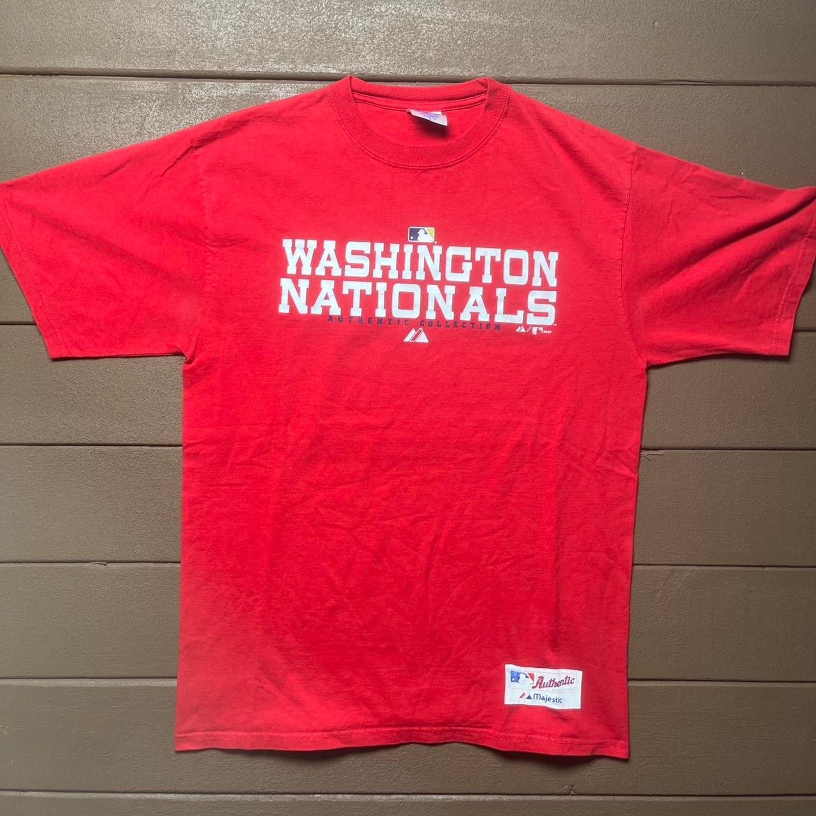 Majestic Y2k red majestic athletic Washington Size US M / EU 48-50 / 2 - 1 Thumbnail
