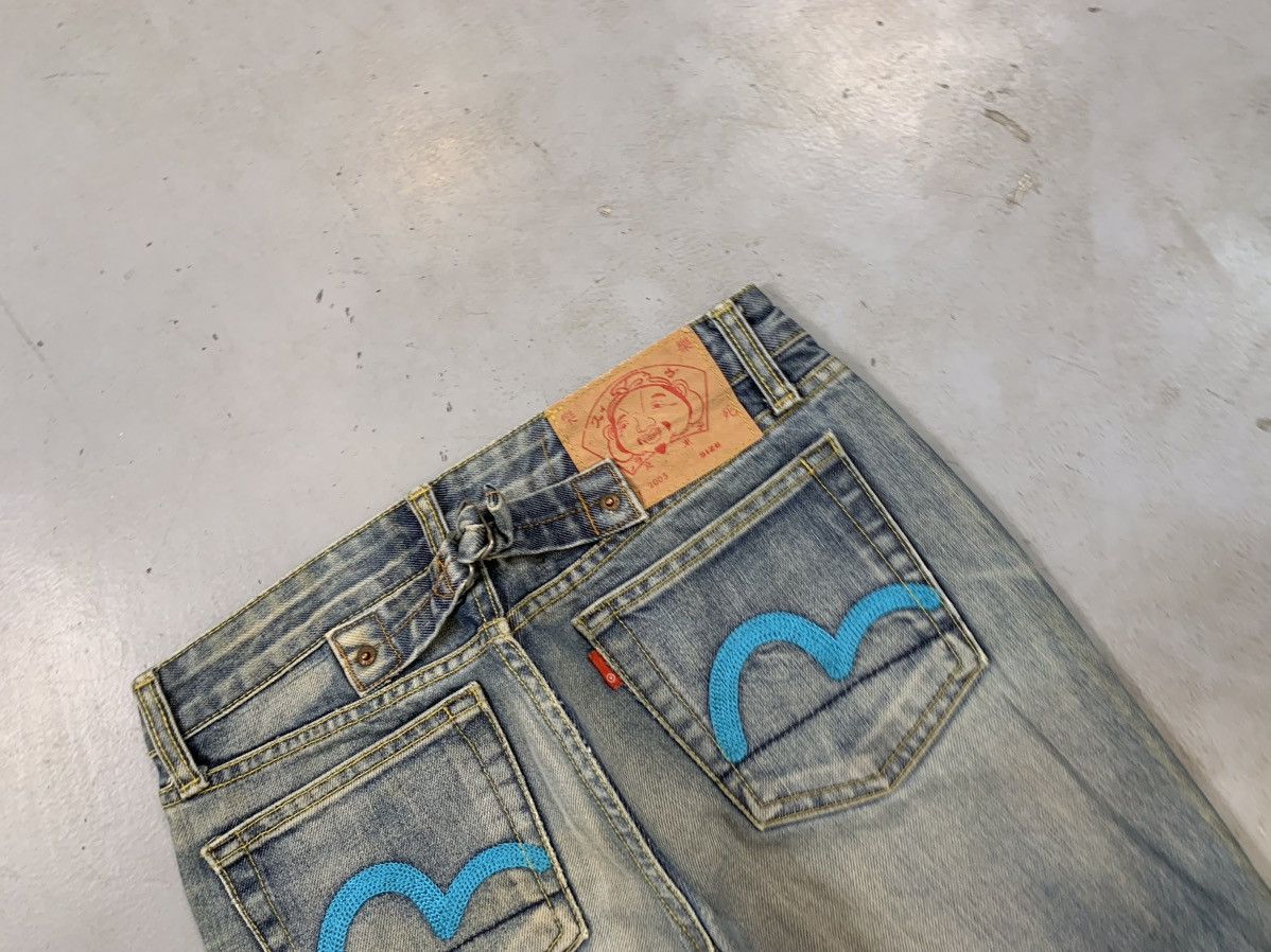 Japanese Brand Vintage womens evisu inspired bootcut denim pants Size 28" / US 6 / IT 42 - 6 Thumbnail